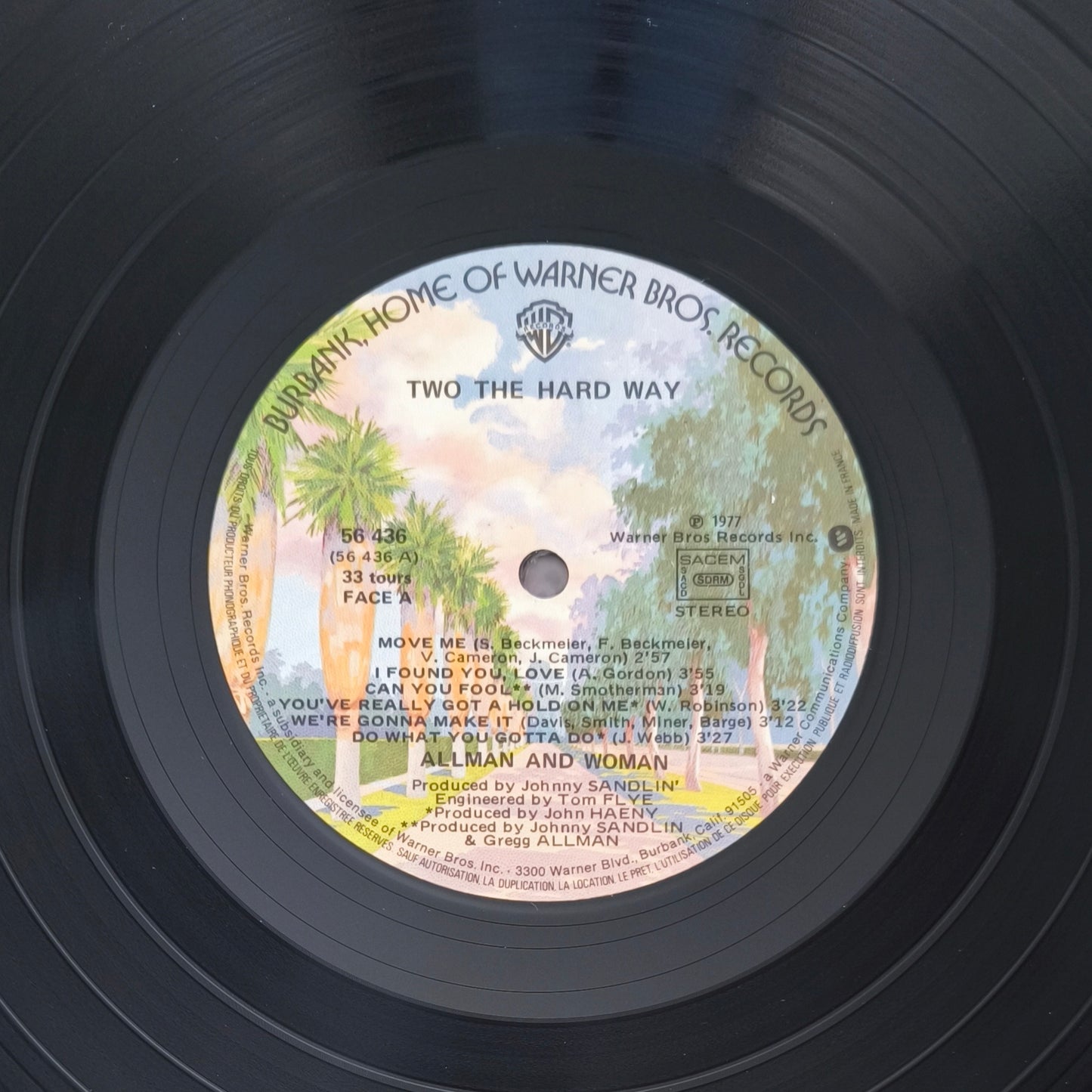 ALLMAN AND WOMAN - Two The Hard Way