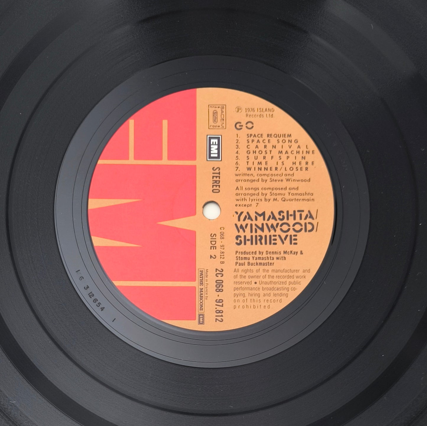 STOMU YAMASHTA / STEVE WINWOOD / MICHAEL SHRIEVE - Go