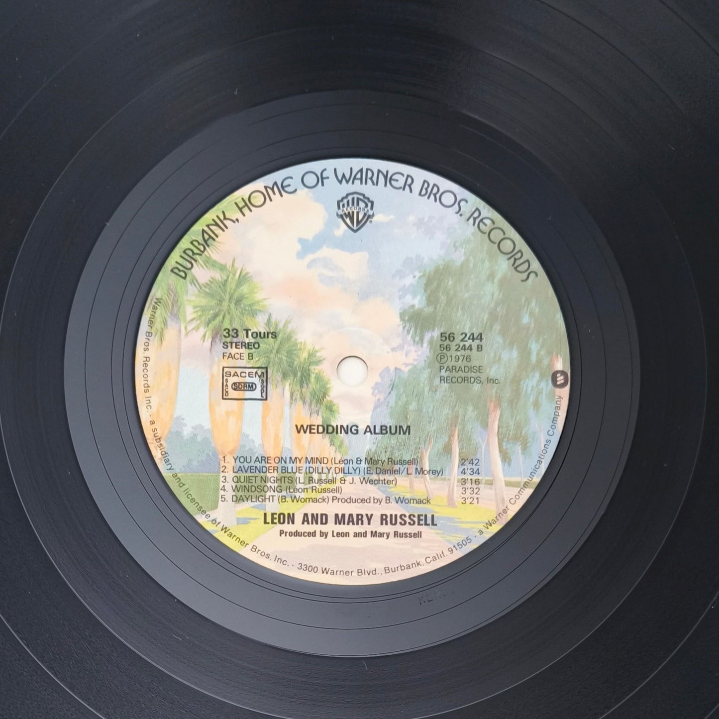 LEON & MARY RUSSELL - Wedding Album