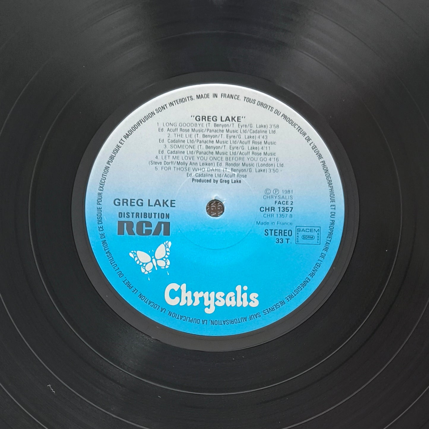GREG LAKE - Greg Lake