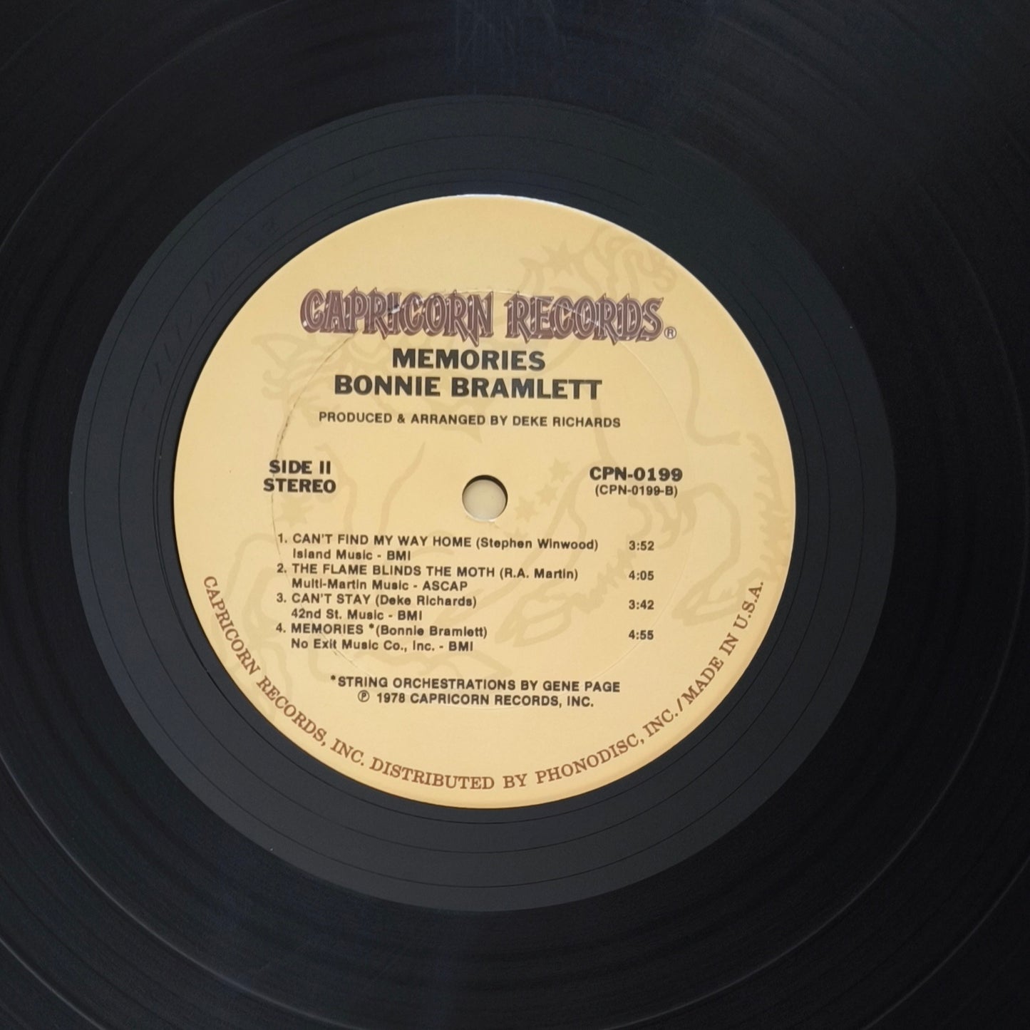 BONNIE BRAMLETT - Memories