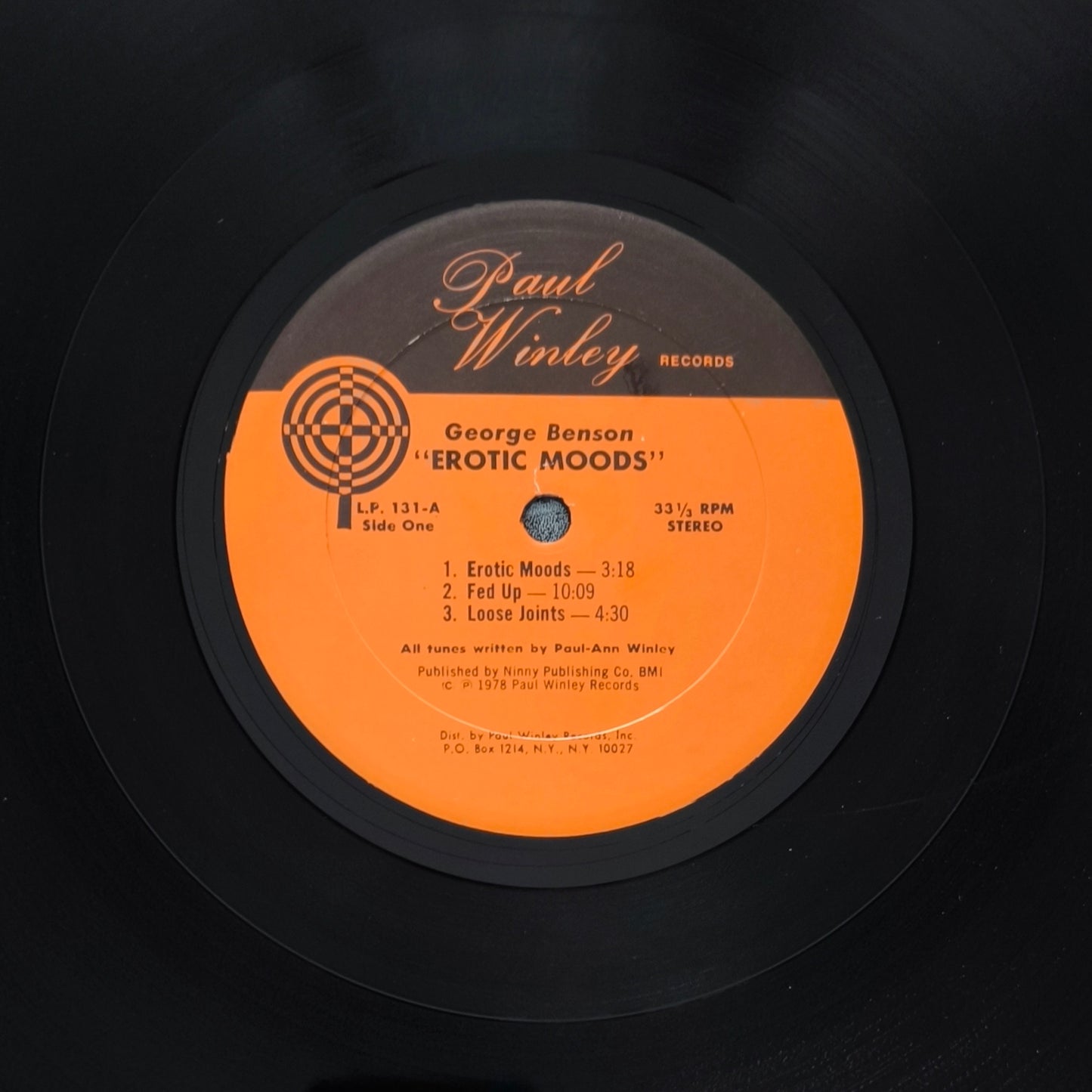 GEORGE BENSON - Erotic Moods (pressage US)