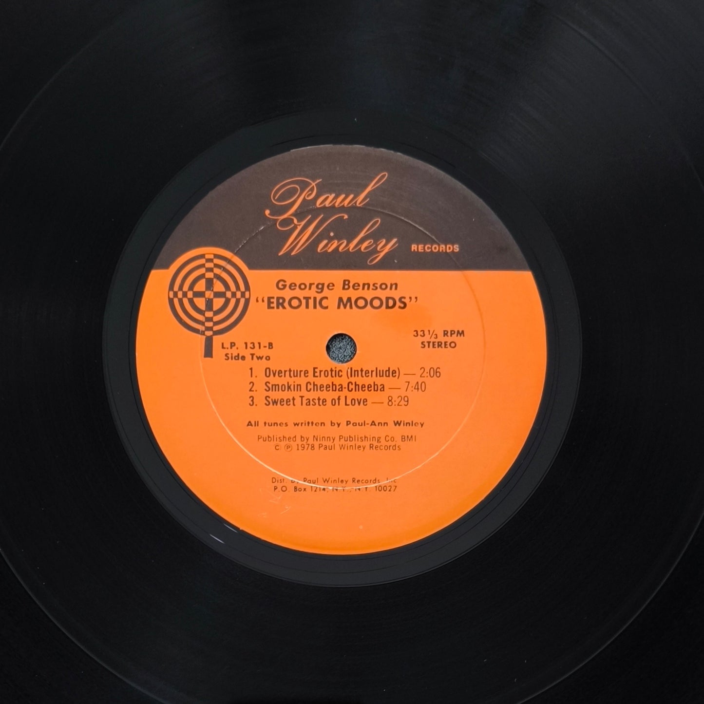 GEORGE BENSON - Erotic Moods (pressage US)
