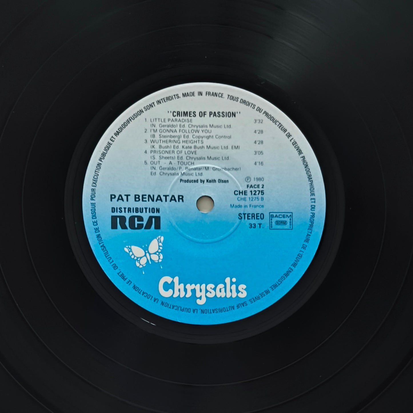 PAT BENATAR - Crimes Of Passion