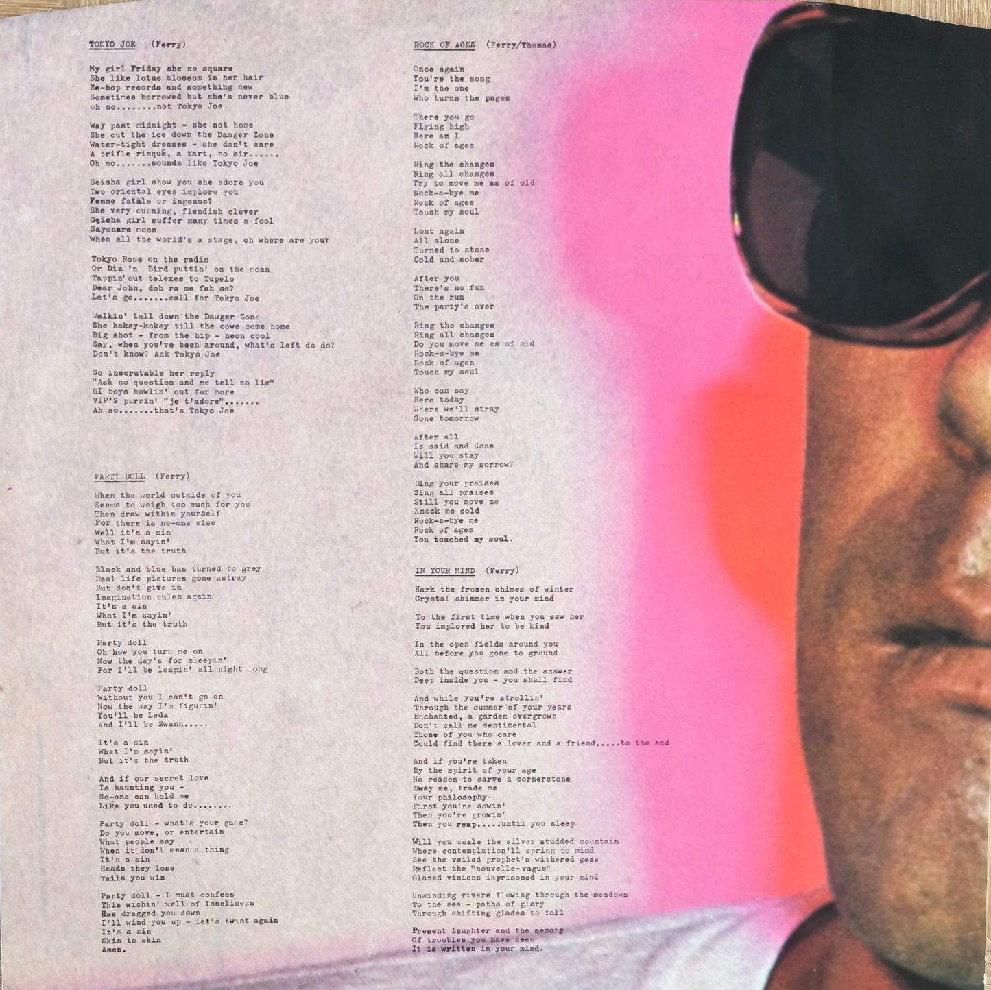 BRYAN FERRY - In Your Mind