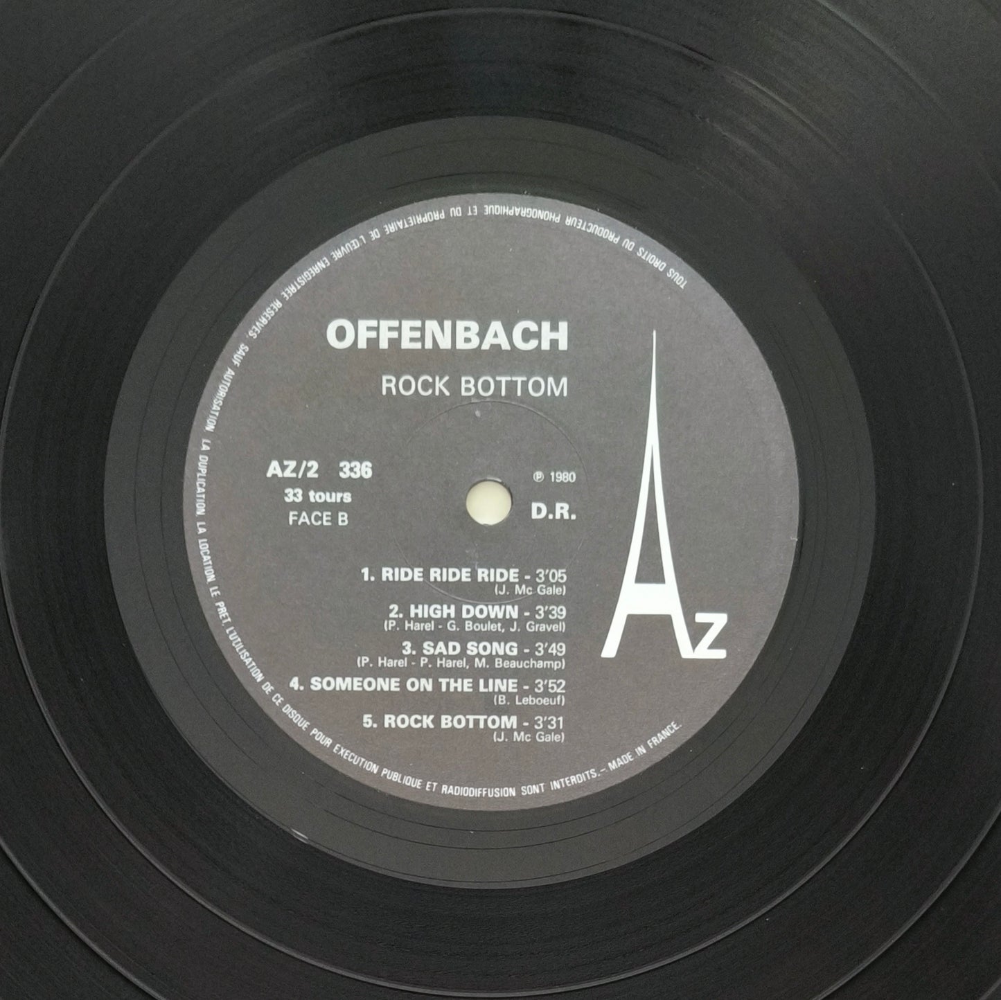 OFFENBACH - Rock Bottom