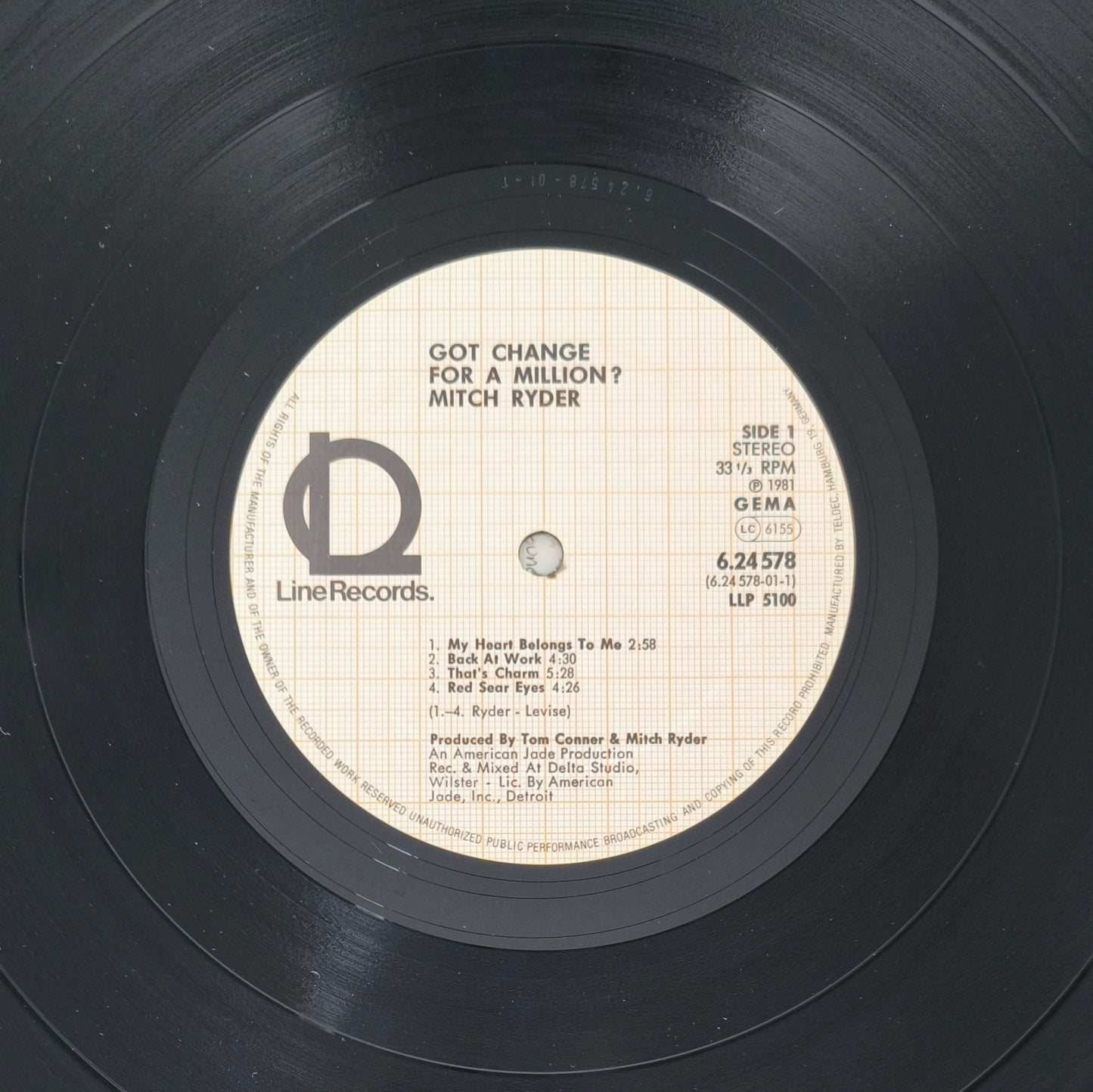 MITCH RYDER - Got Change For A Million?