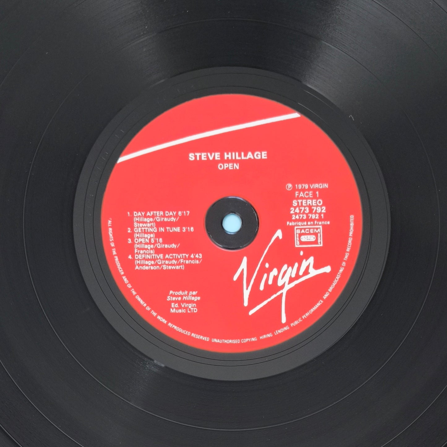 STEVE HILLAGE - Open