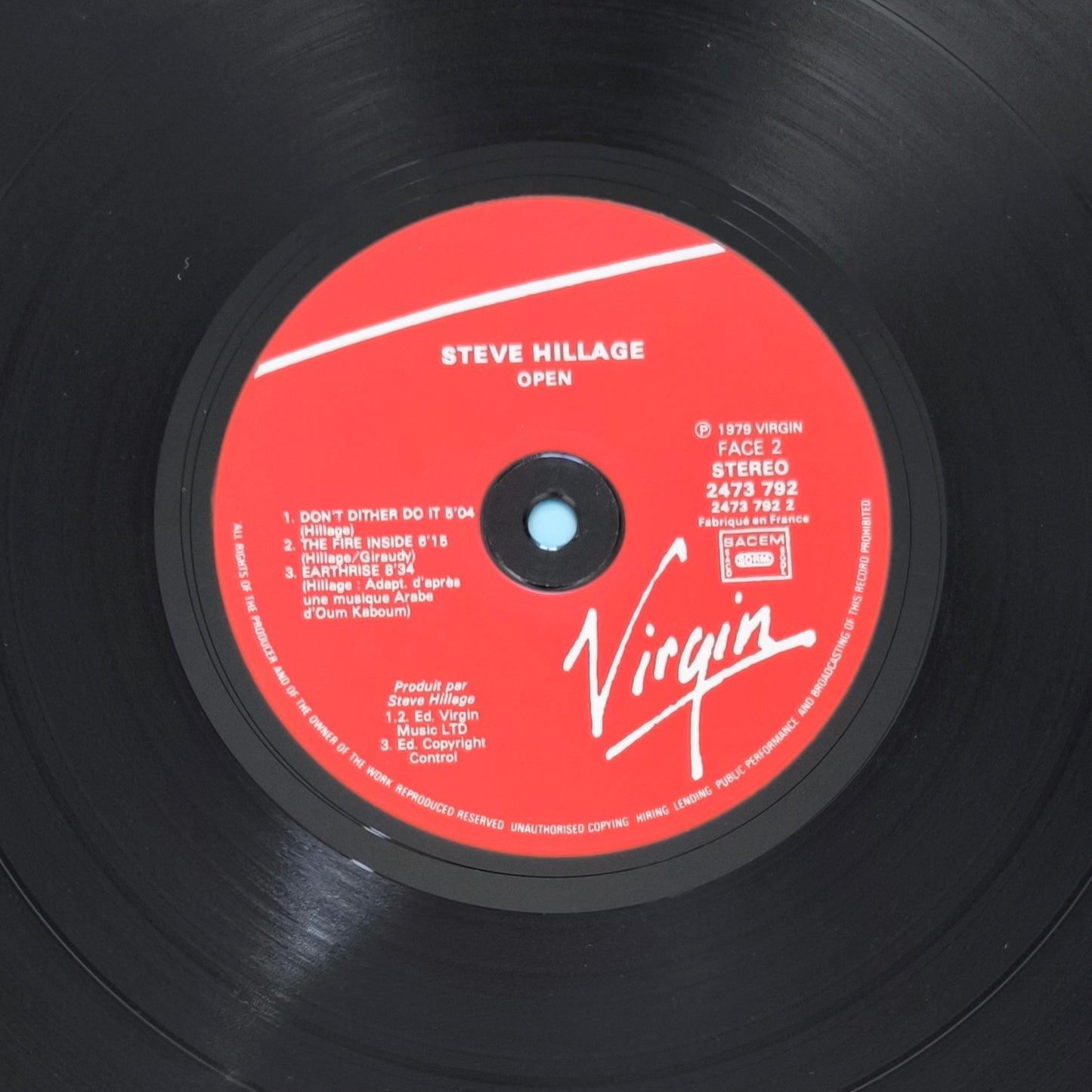 STEVE HILLAGE - Open
