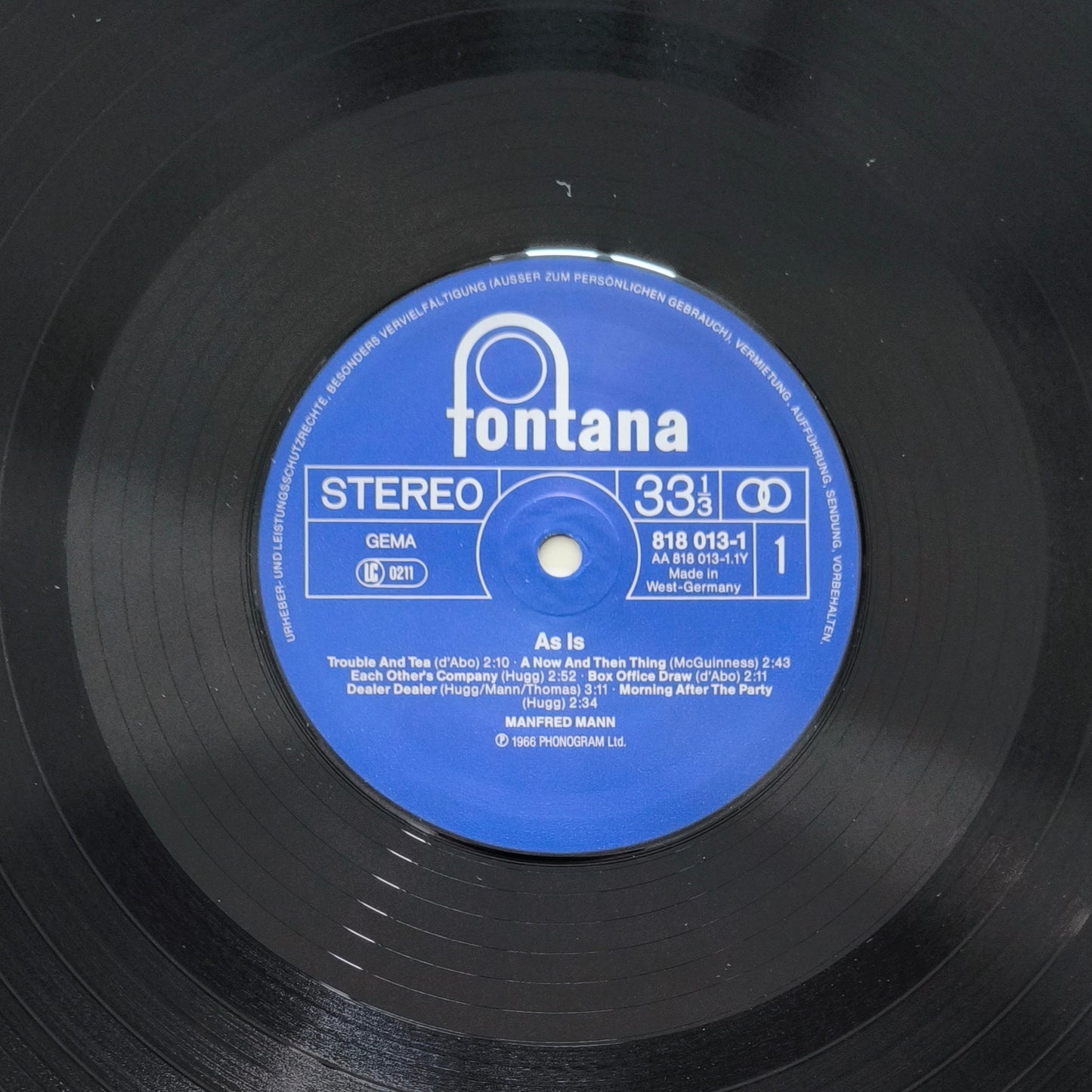 MANFRED MANN - As Is