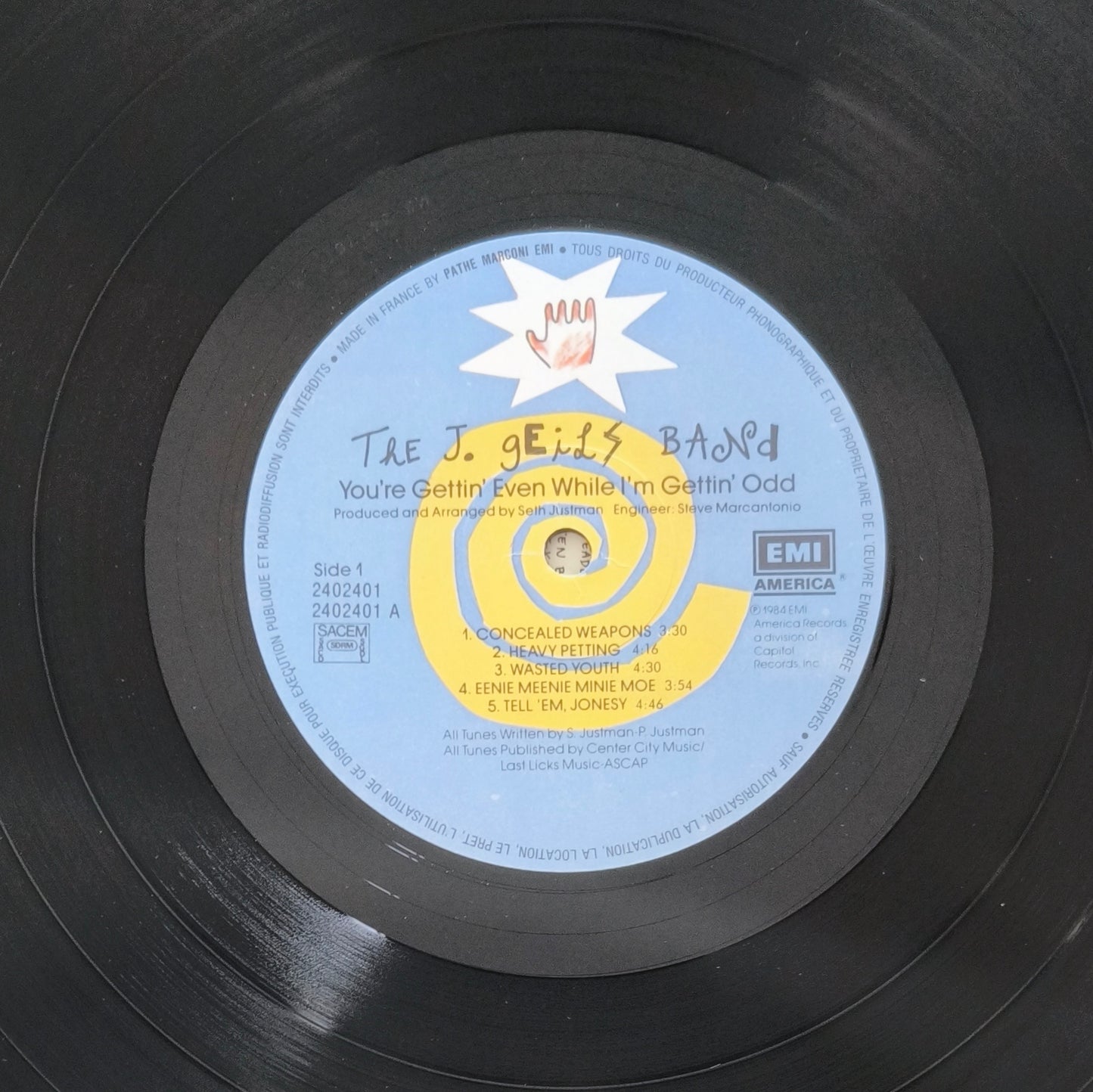 THE J. GEILS BAND - You're Gettin' Even While I'm Gettin' Odd