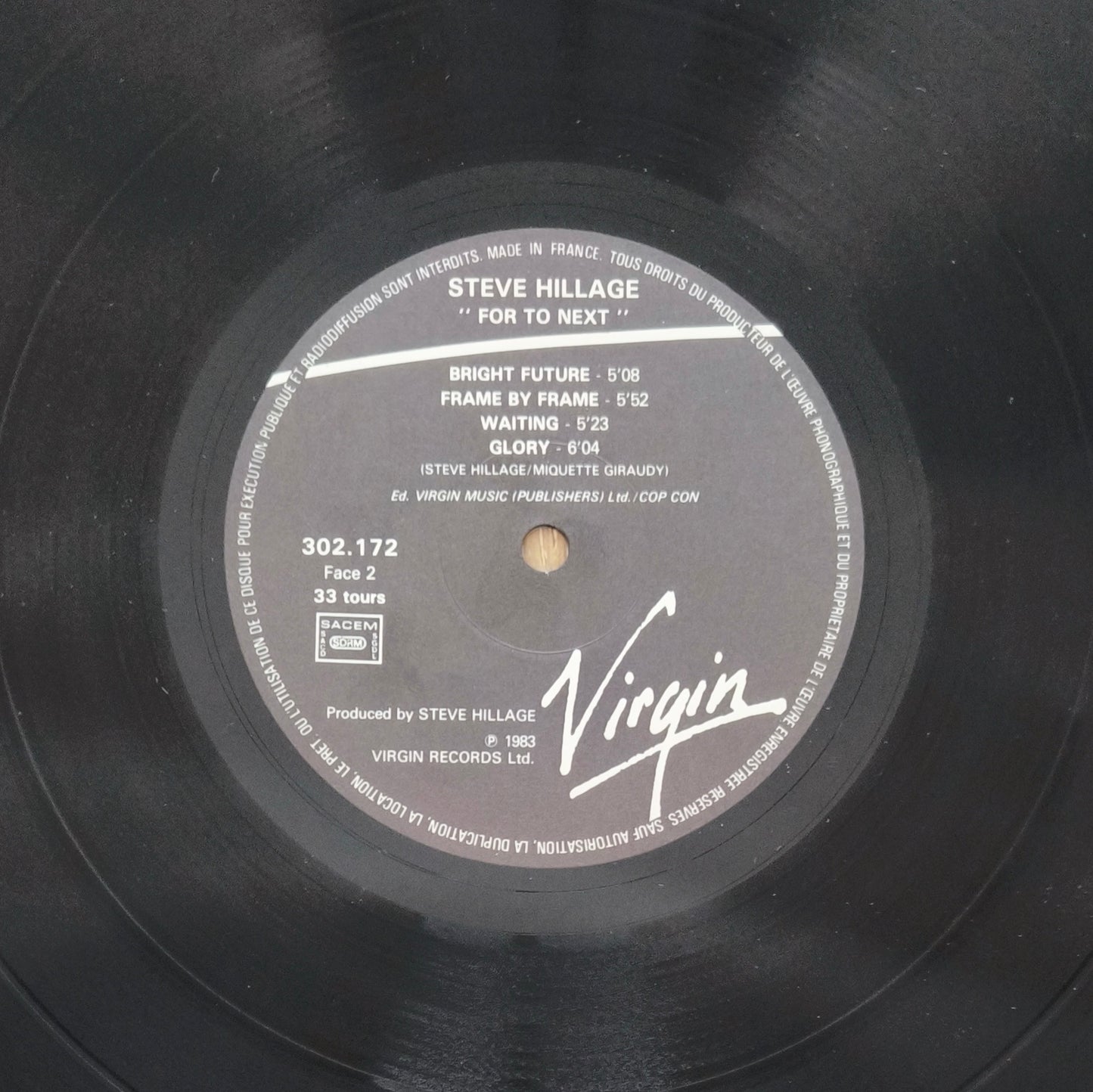 STEVE HILLAGE - For To Next / And Not Or (2 vinyles séparés)