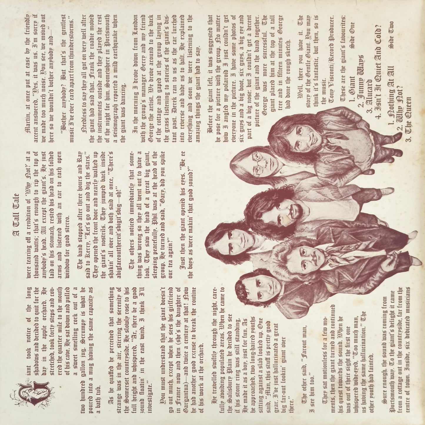 GENTLE GIANT - Gentle Giant (pressage UK 1973)