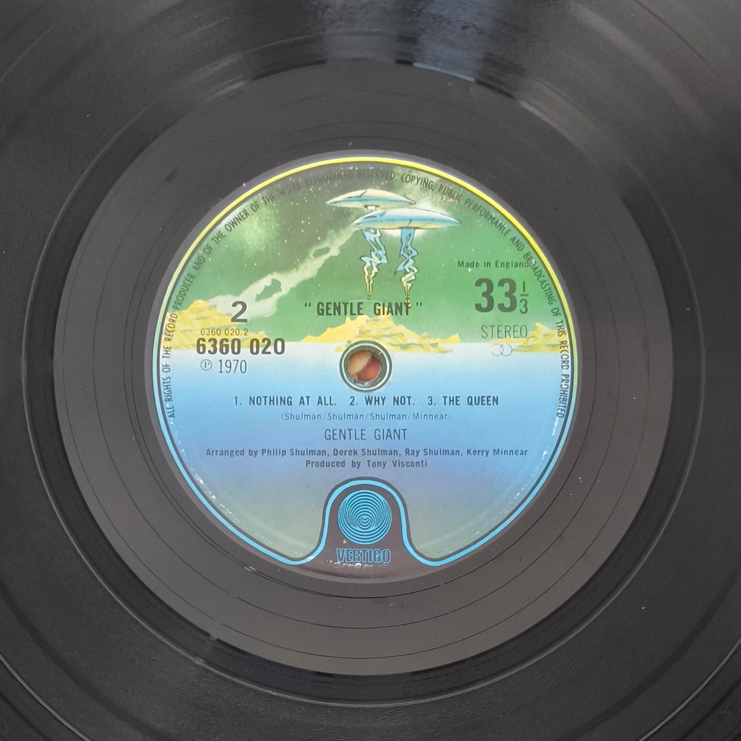 GENTLE GIANT - Gentle Giant (pressage UK 1973)