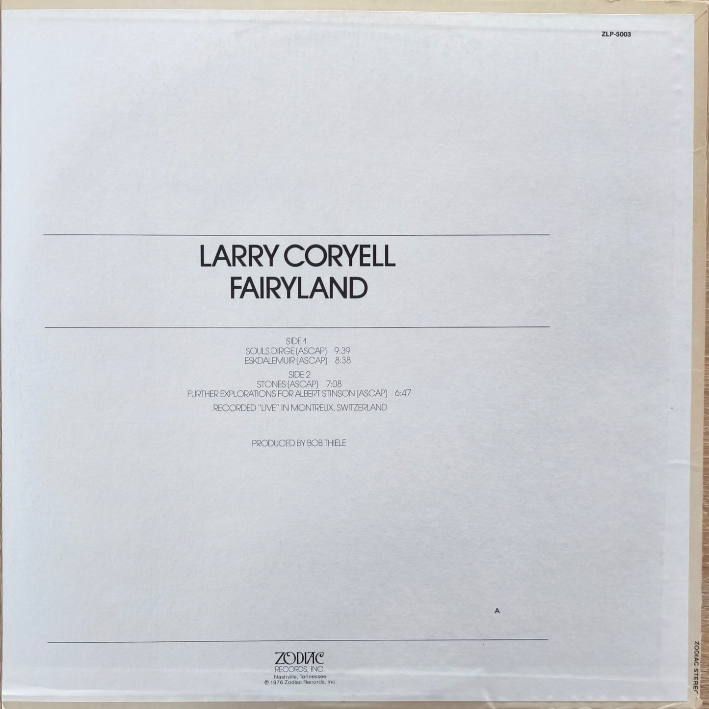 LARRY CORYELL - Fairyland