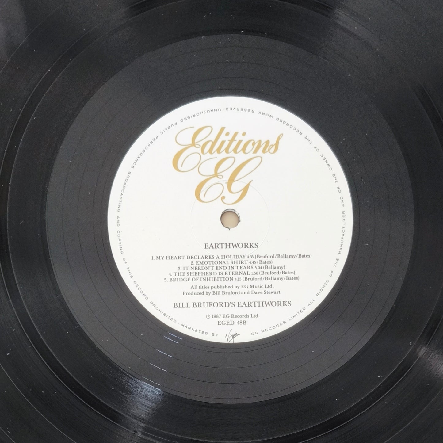 BILL BRUFORD'S EARTHWORKS - Earthworks (pressage UK)