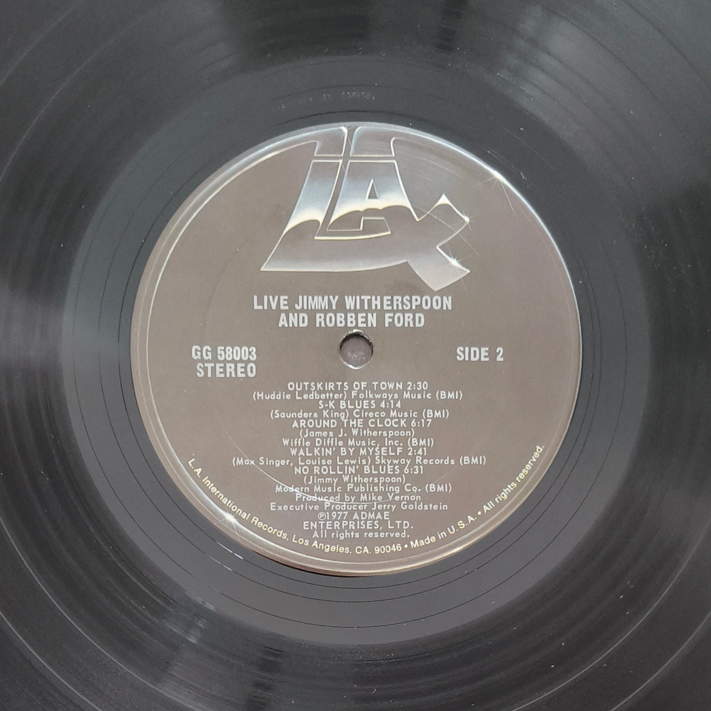 JIMMY WITHERSPOON & ROBBEN FORD - Live Jimmy Witherspoon & Robben Ford