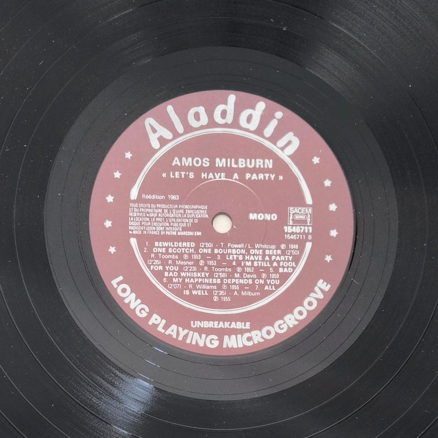 AMOS MILBURN - Let's Have A Party