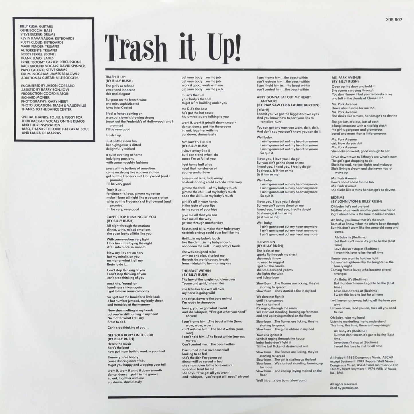 SOUTHSIDE JOHNNY & THE JUKES - Trash It Up!