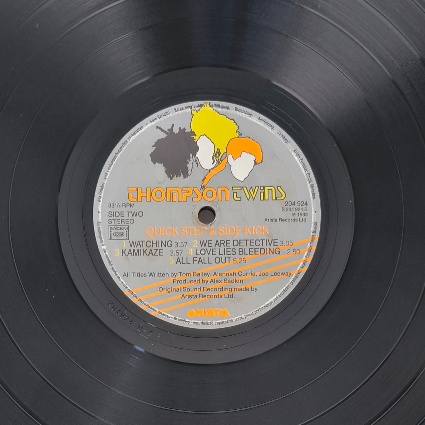 THOMPSON TWINS - Quick Step & Side Kick