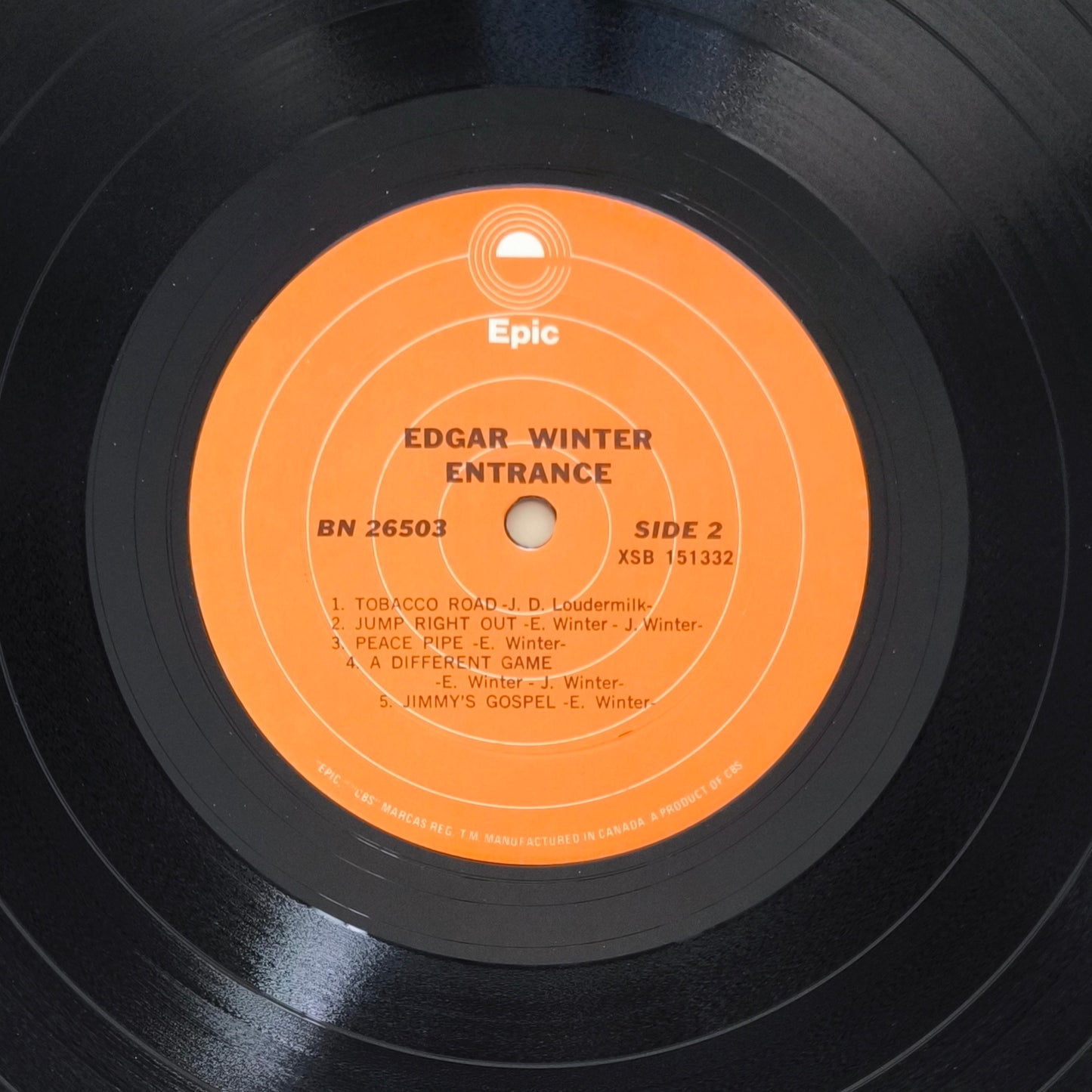 EDGAR WINTER - Entrance