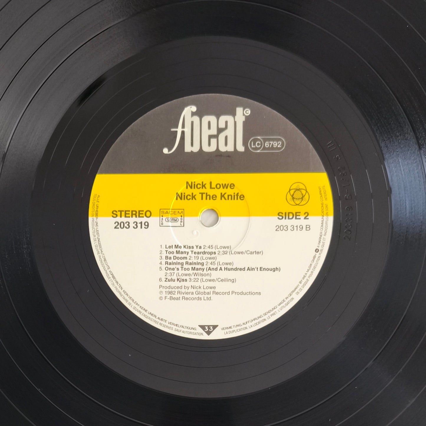 NICK LOWE - Nick The Knife
