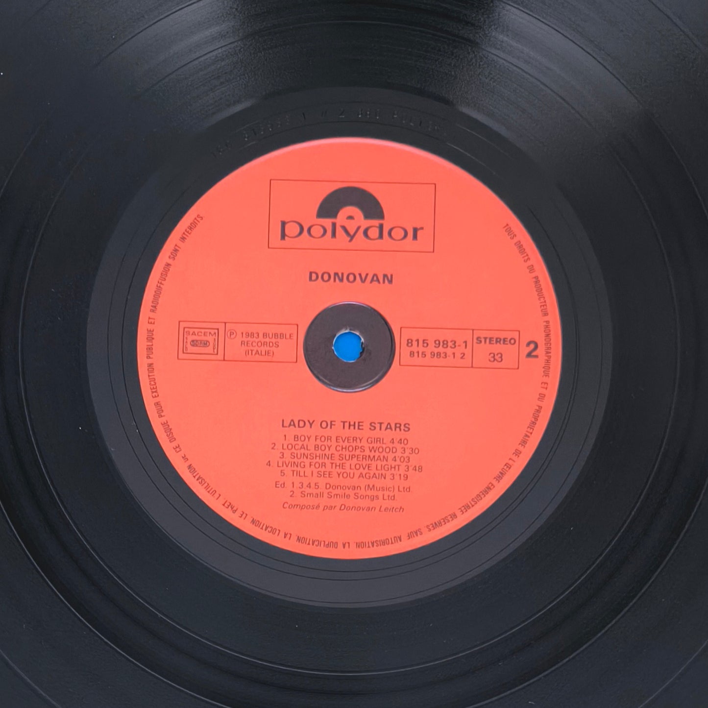 DONOVAN - Lady Of The Stars