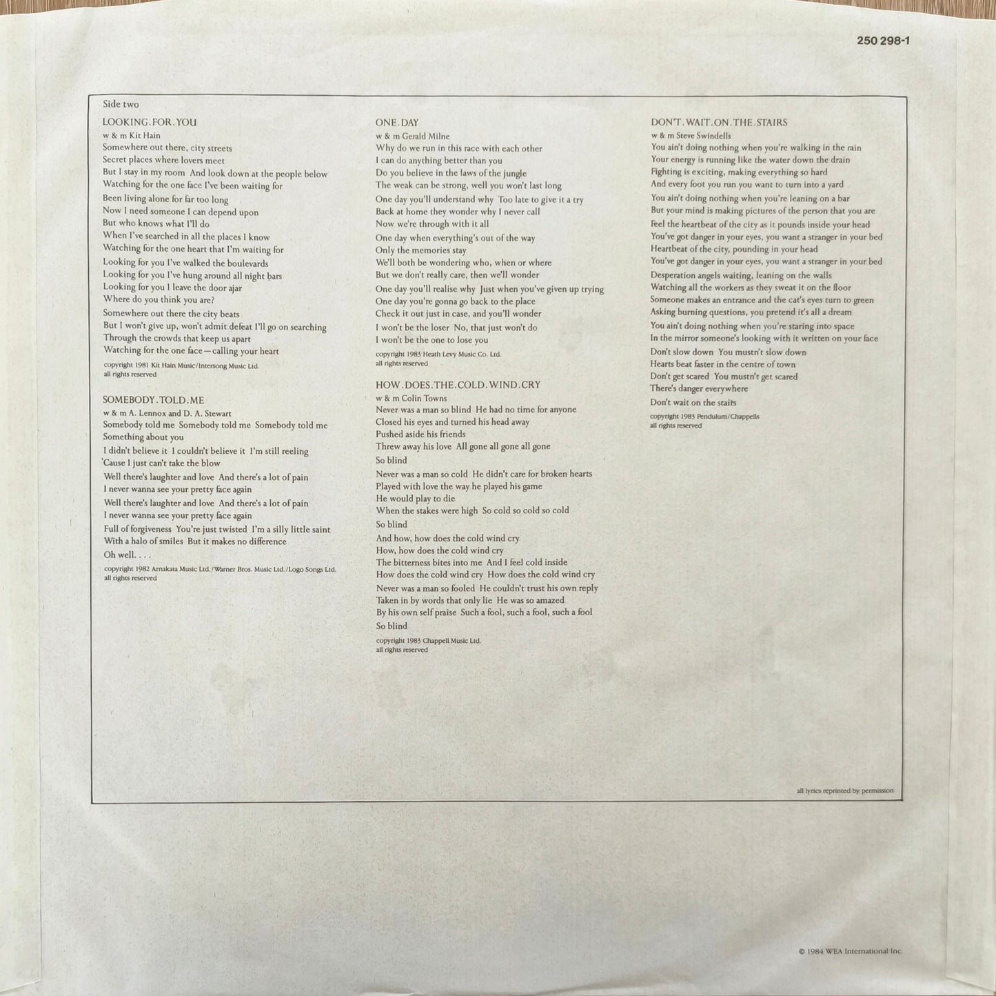 ROGER DALTREY - Parting Should Be Painless