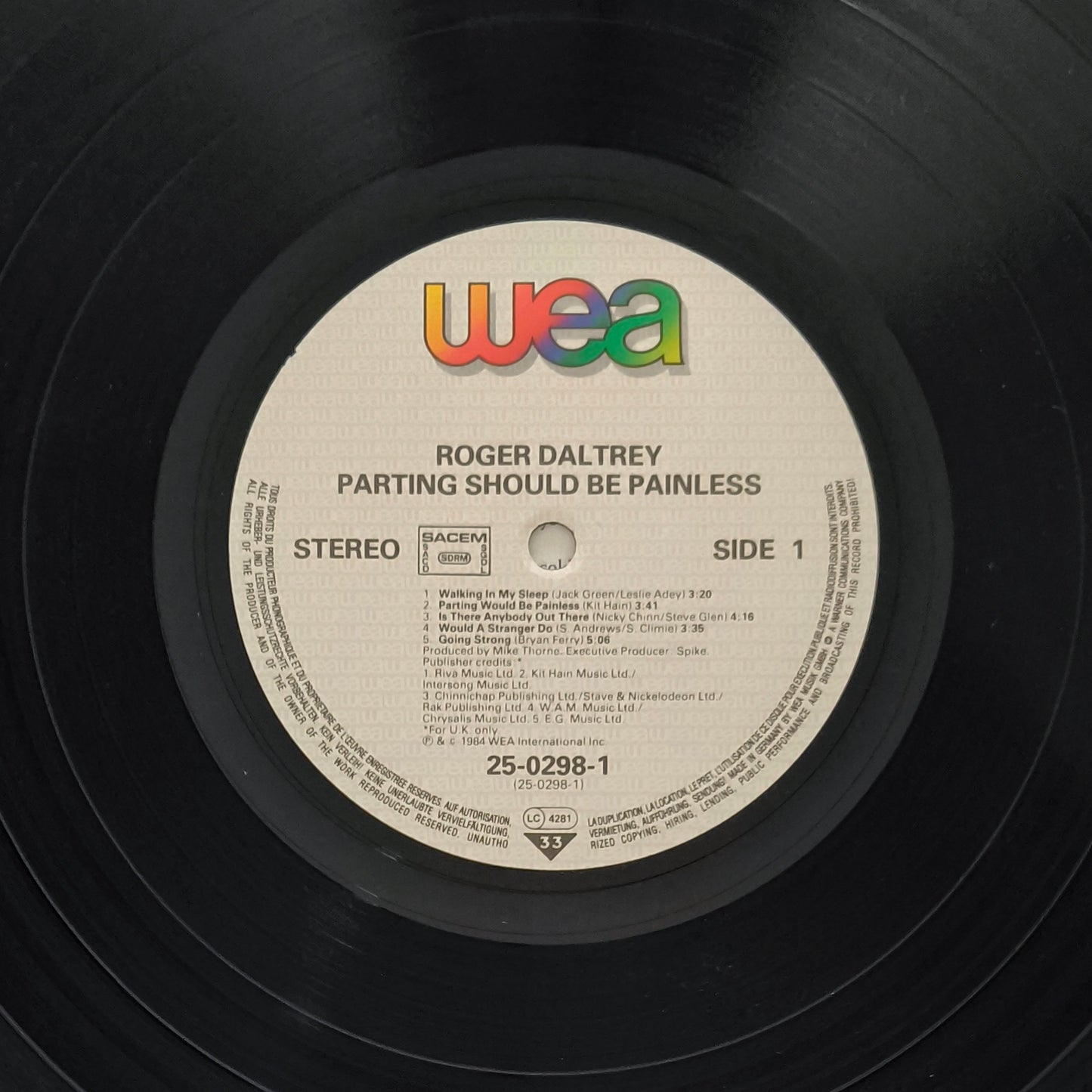 ROGER DALTREY - Parting Should Be Painless