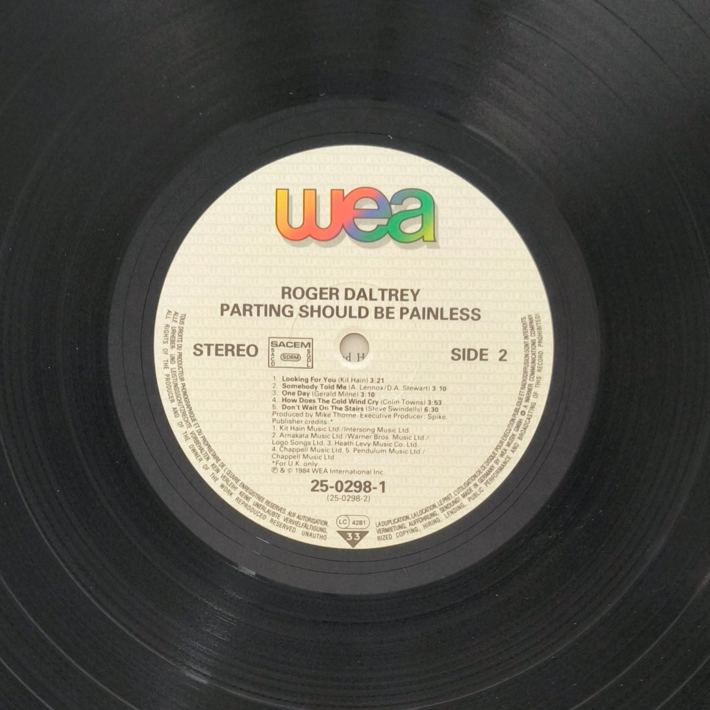 ROGER DALTREY - Parting Should Be Painless