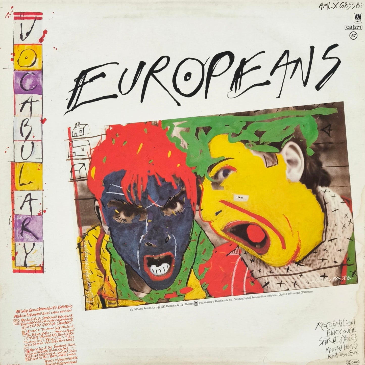 EUROPEANS - Vocabulary