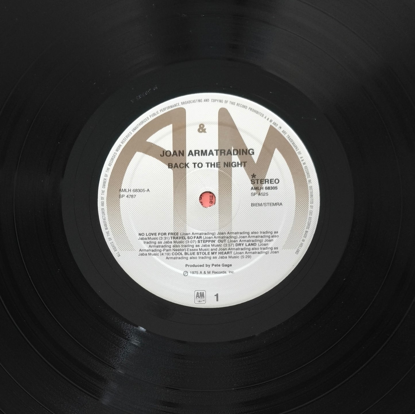 JOAN ARMATRADING - Back To The Night
