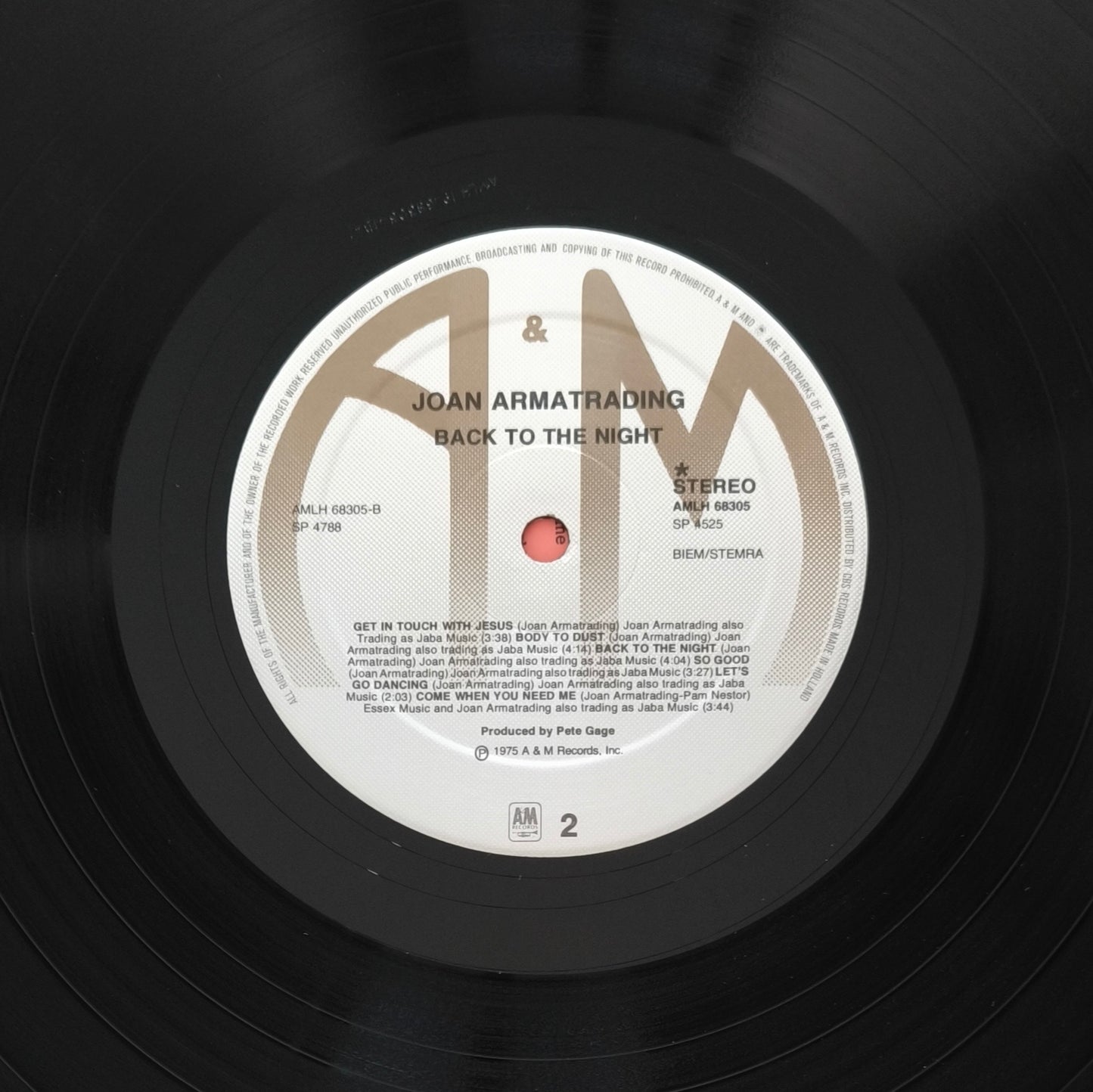 JOAN ARMATRADING - Back To The Night