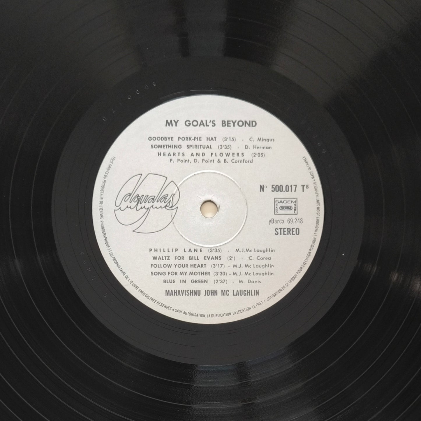 MAHAVISHNU, JOHN McLAUGHLIN - My Goal's Beyond