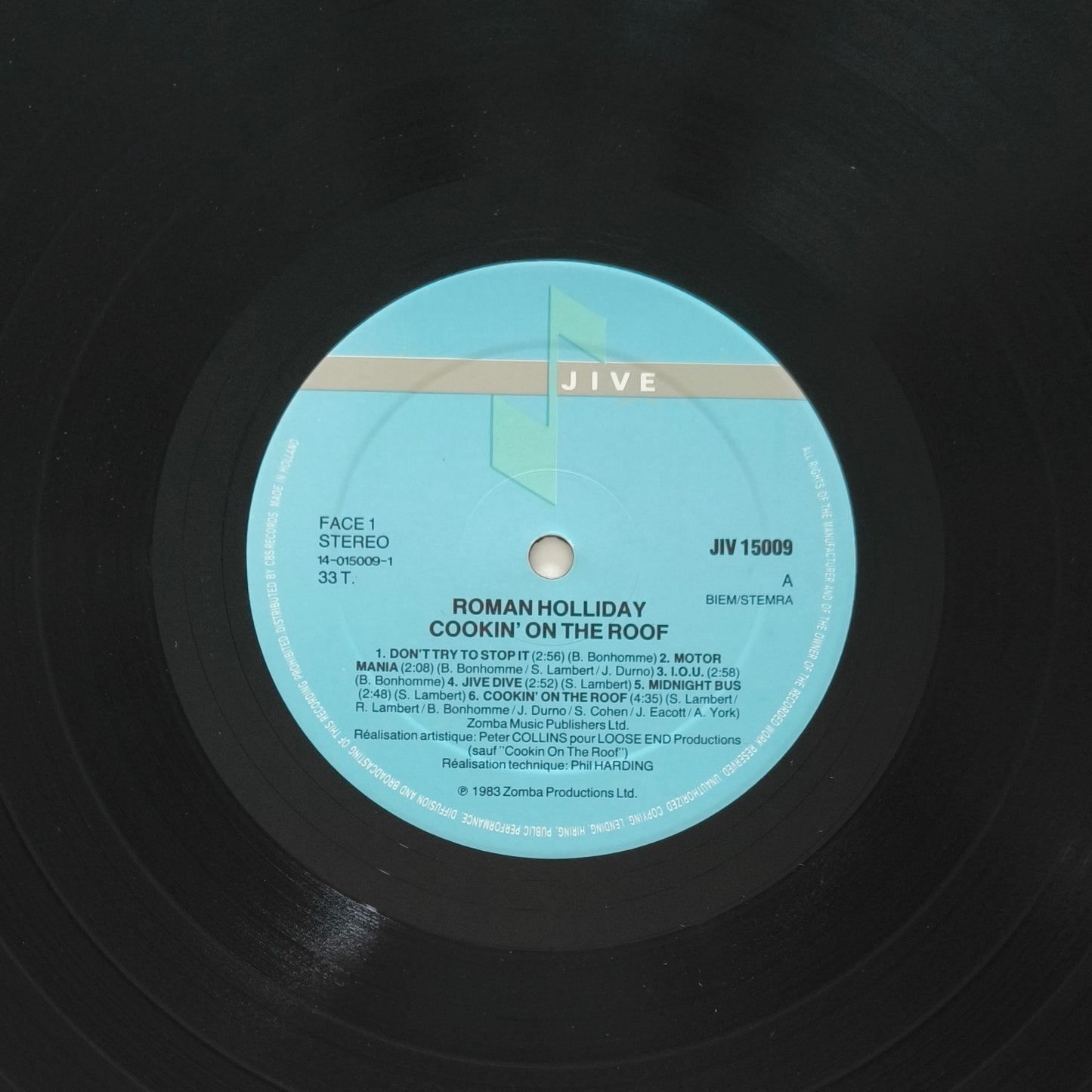 ROMAN HOLLIDAY - Cookin' On The Roof