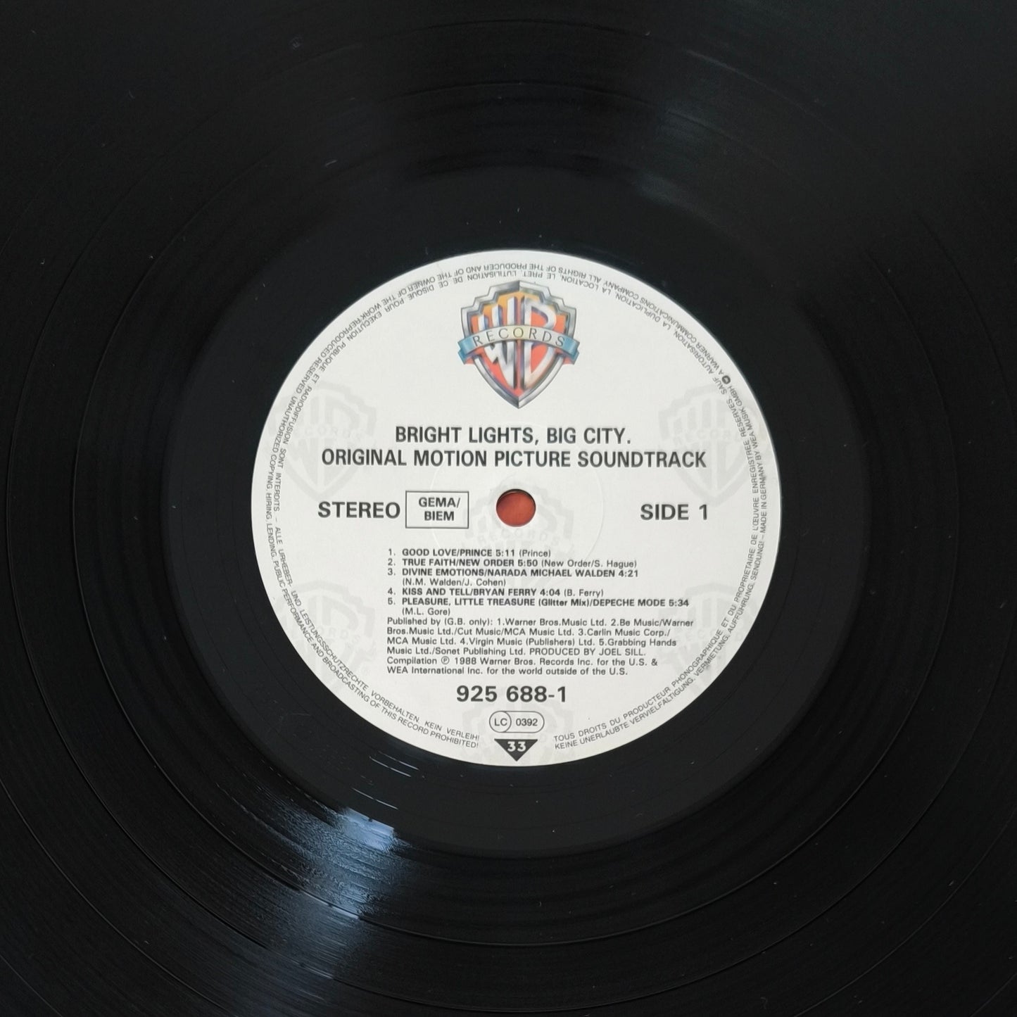 BRIGHT LIGHT, BIG CITY - Original Motion Picture Soundtrack