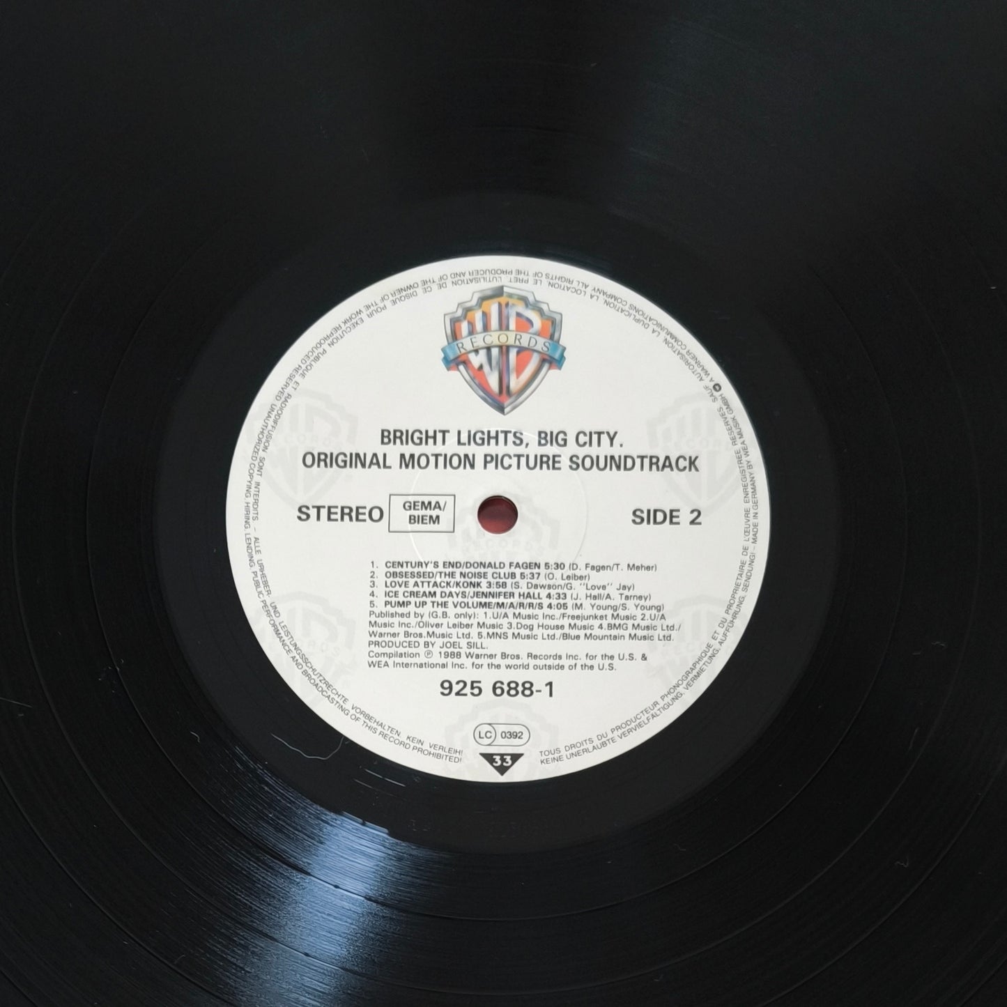 BRIGHT LIGHT, BIG CITY - Original Motion Picture Soundtrack