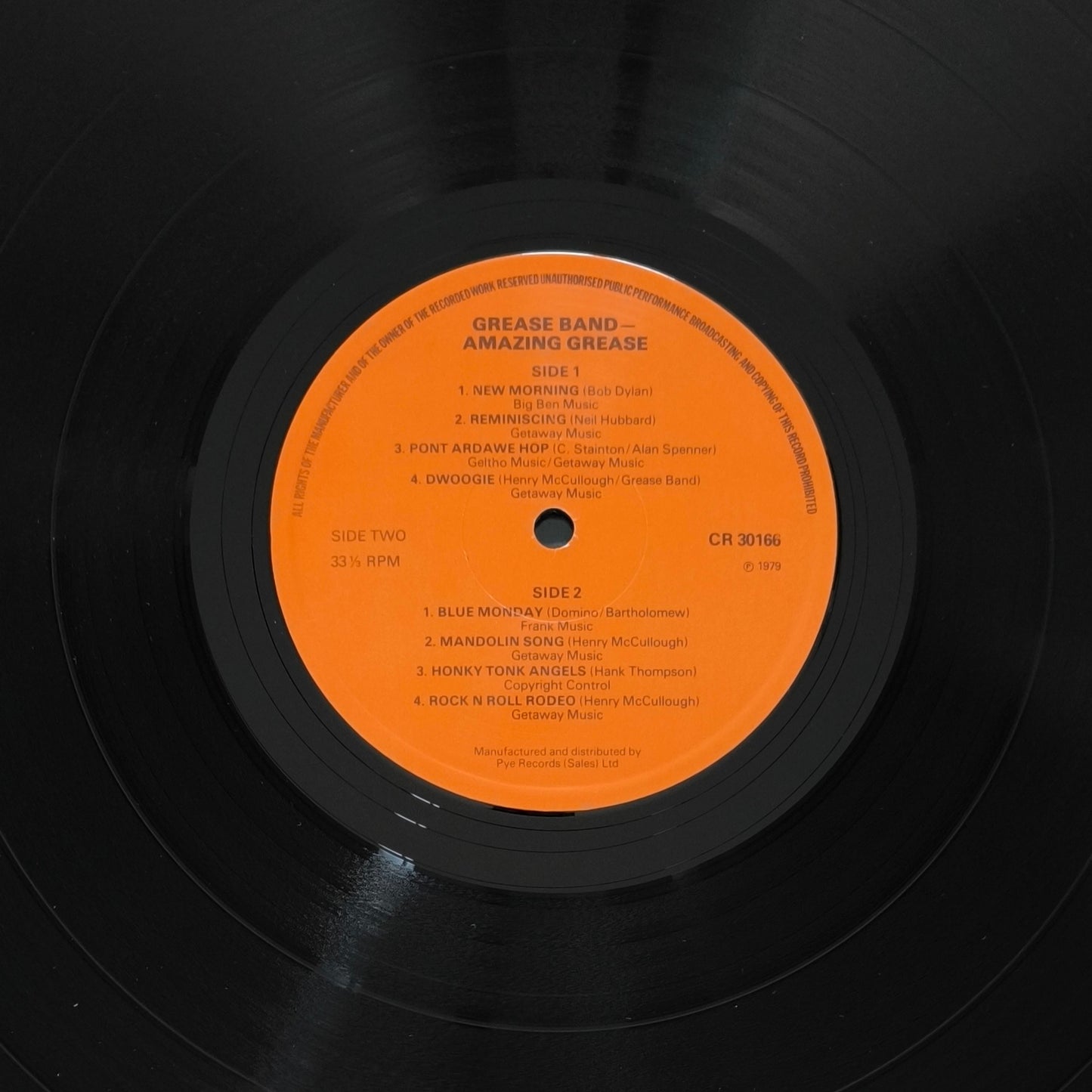 THE GREASE BAND - Amazing Grease (pressage UK)