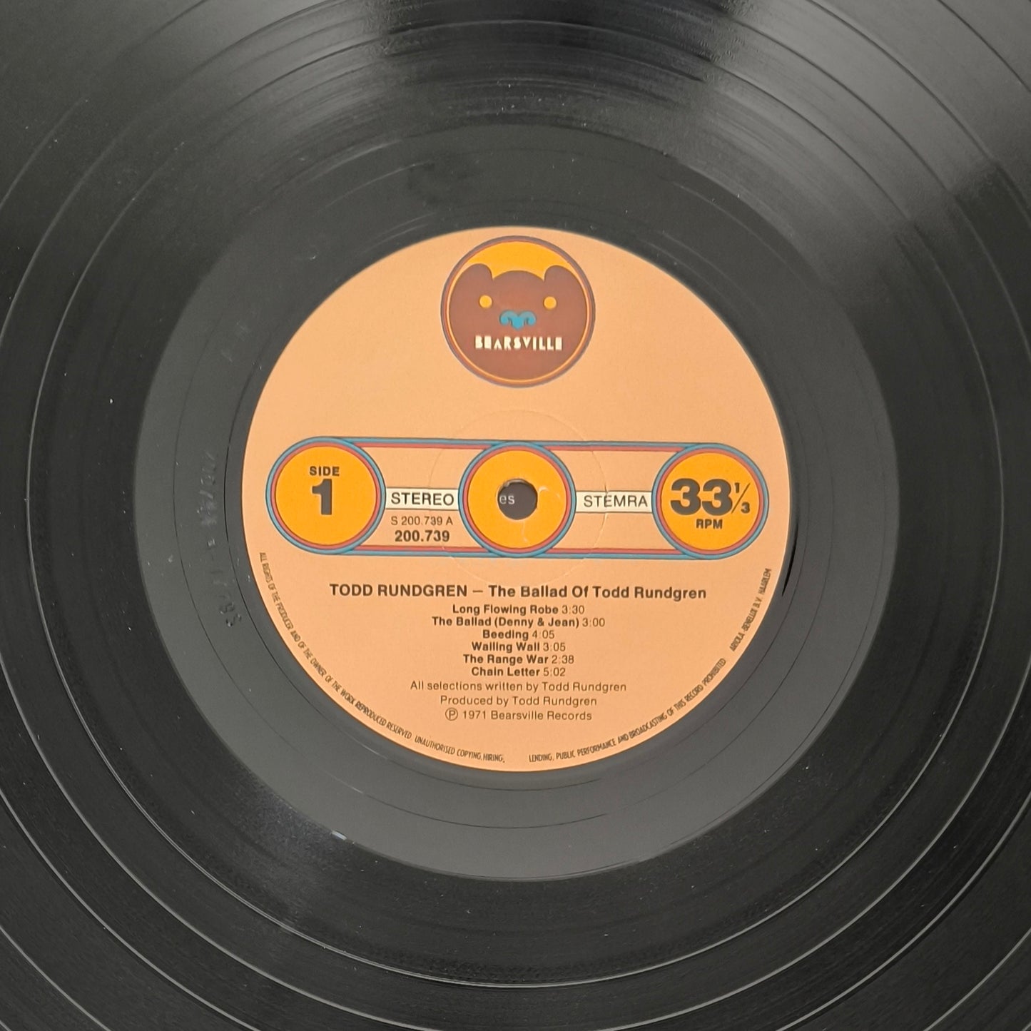 TODD RUNDGREN - Runt. The Ballad Of Todd Rundgren