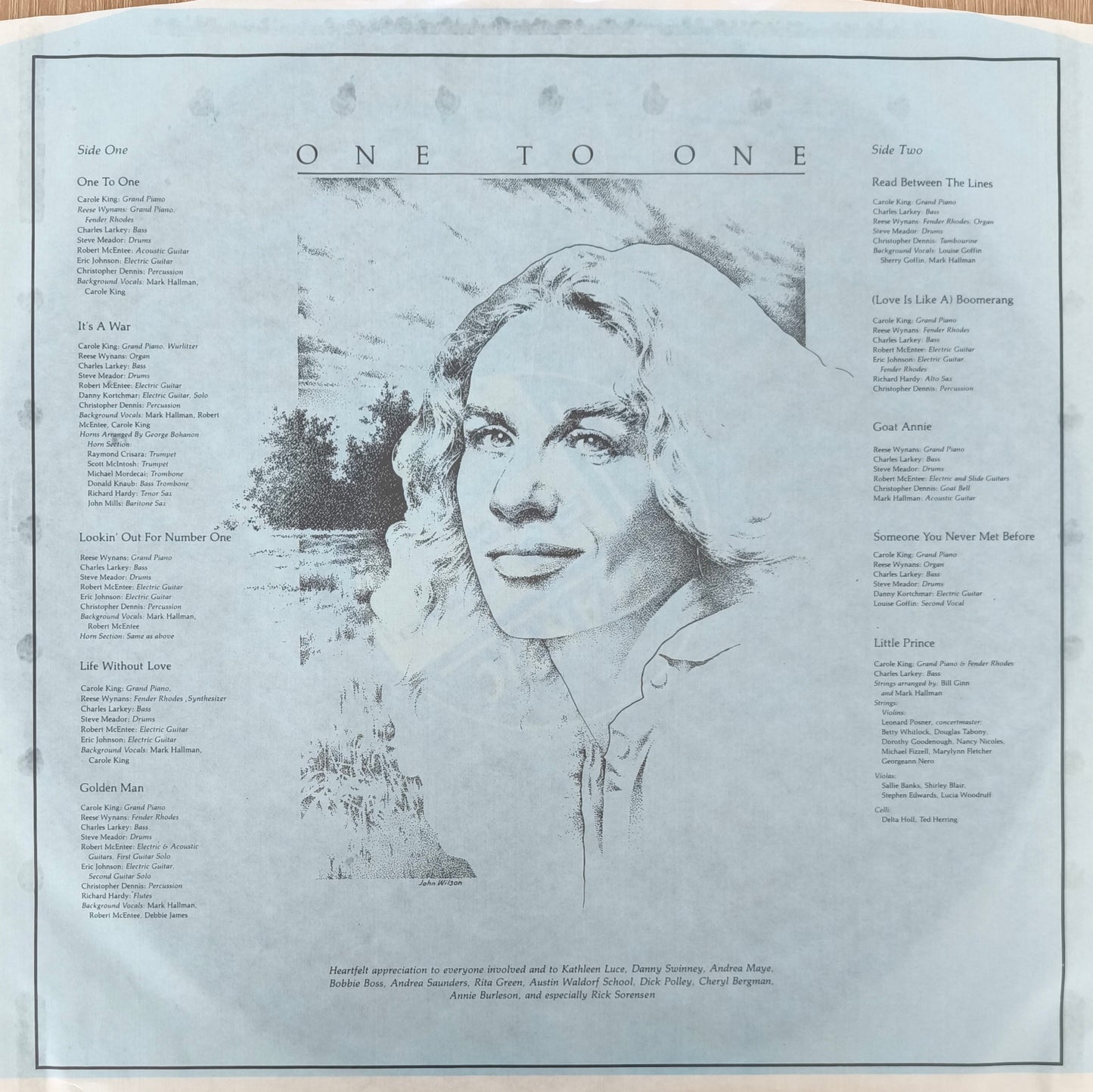 CAROLE KING - One To One