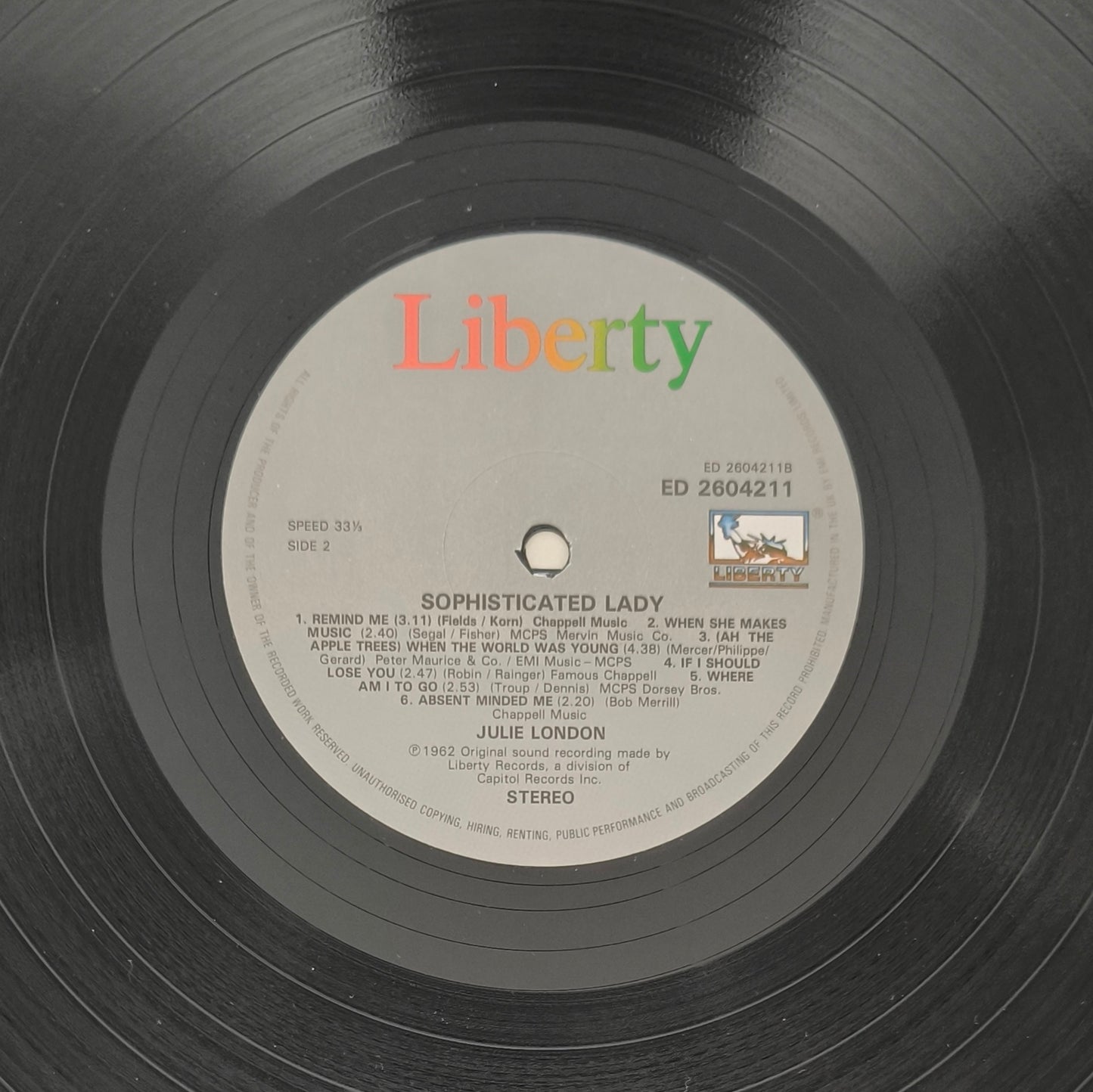 JULIE LONDON - Sophisticated Lady