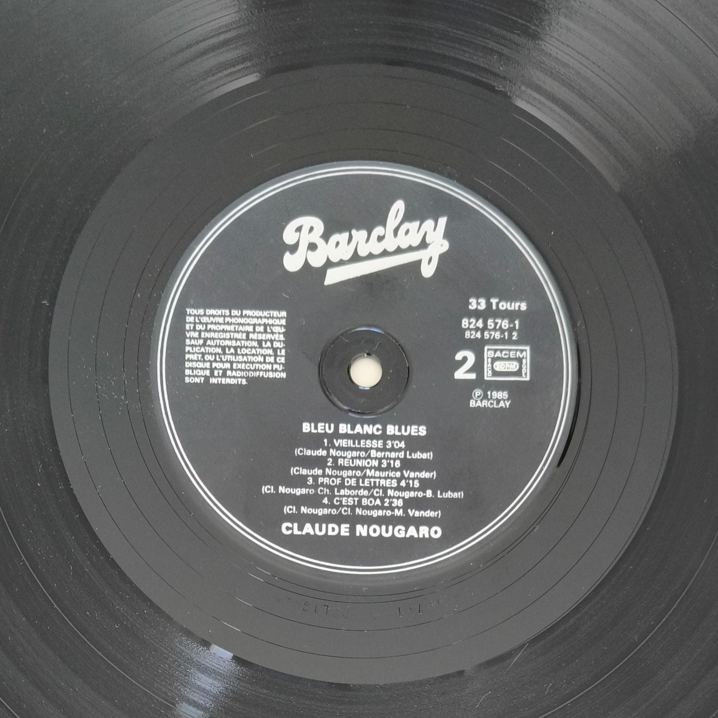 CLAUDE NOUGARO - Bleu Blanc Blues