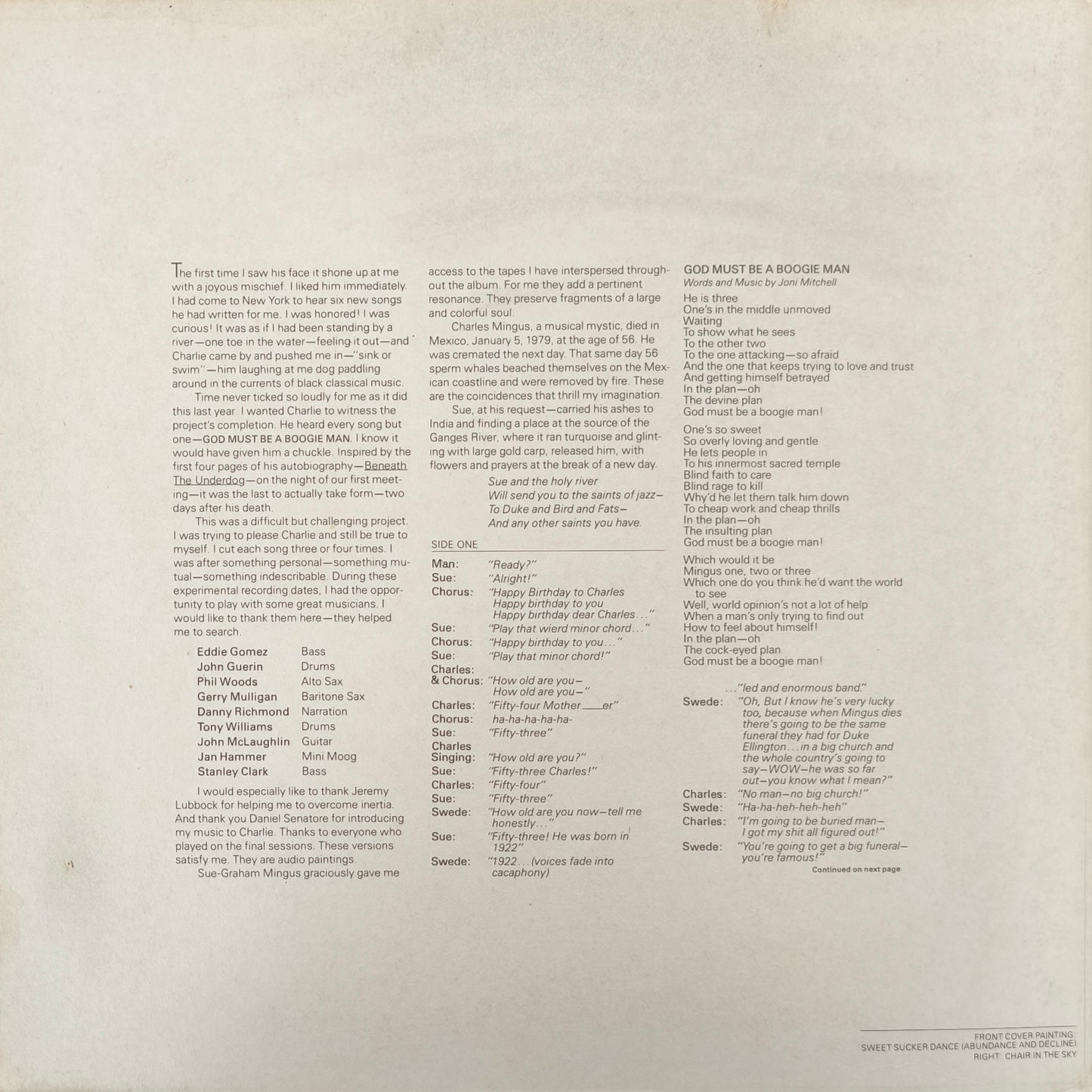 JONI MITCHELL - Mingus