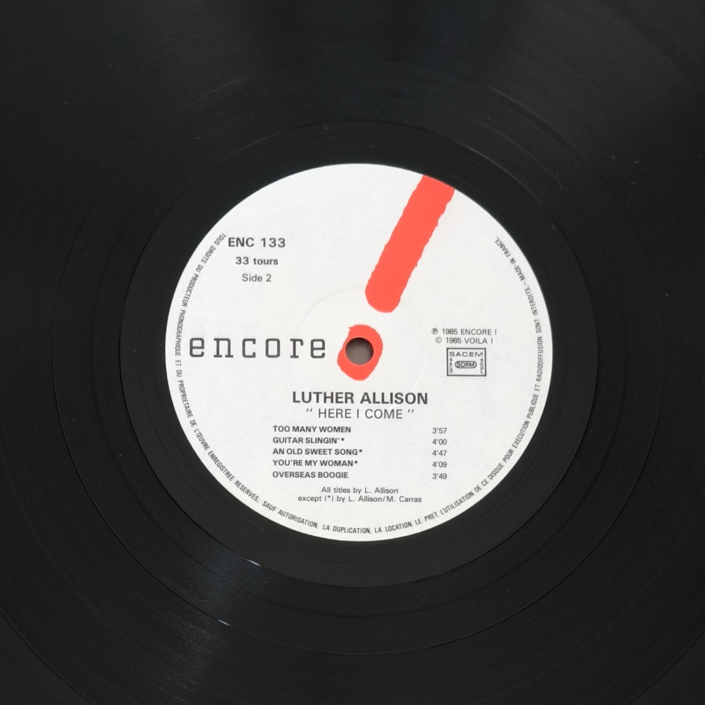 LUTHER ALLISON - Here I Come