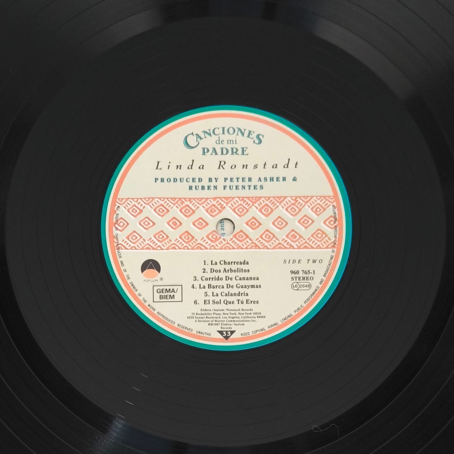 LINDA RONSTADT - Canciones De Mi Padre