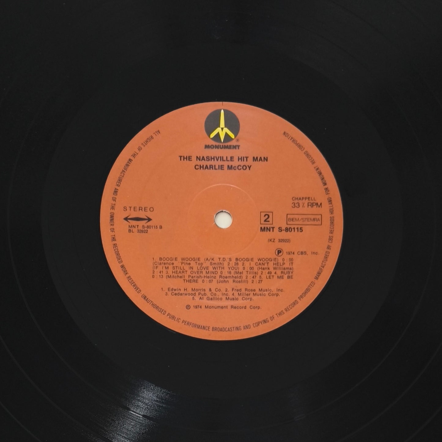 CHARLIE McCOY - The Nashville Hit Man