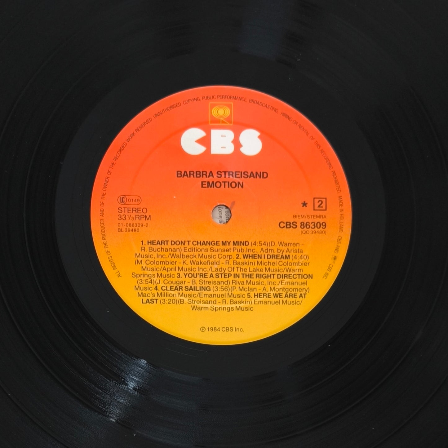 BARBRA STREISAND - Emotion