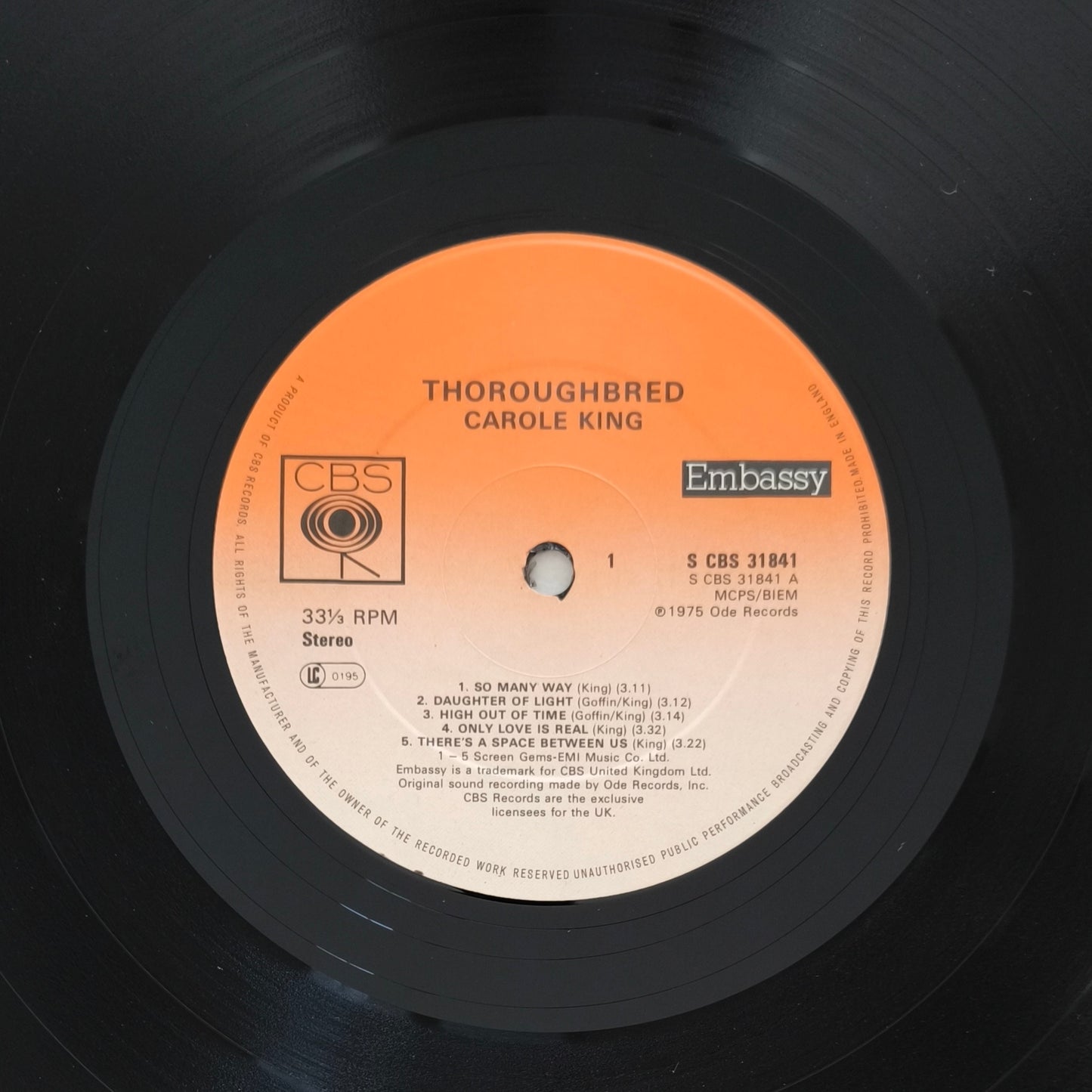 CAROLE KING - Thoroughbred