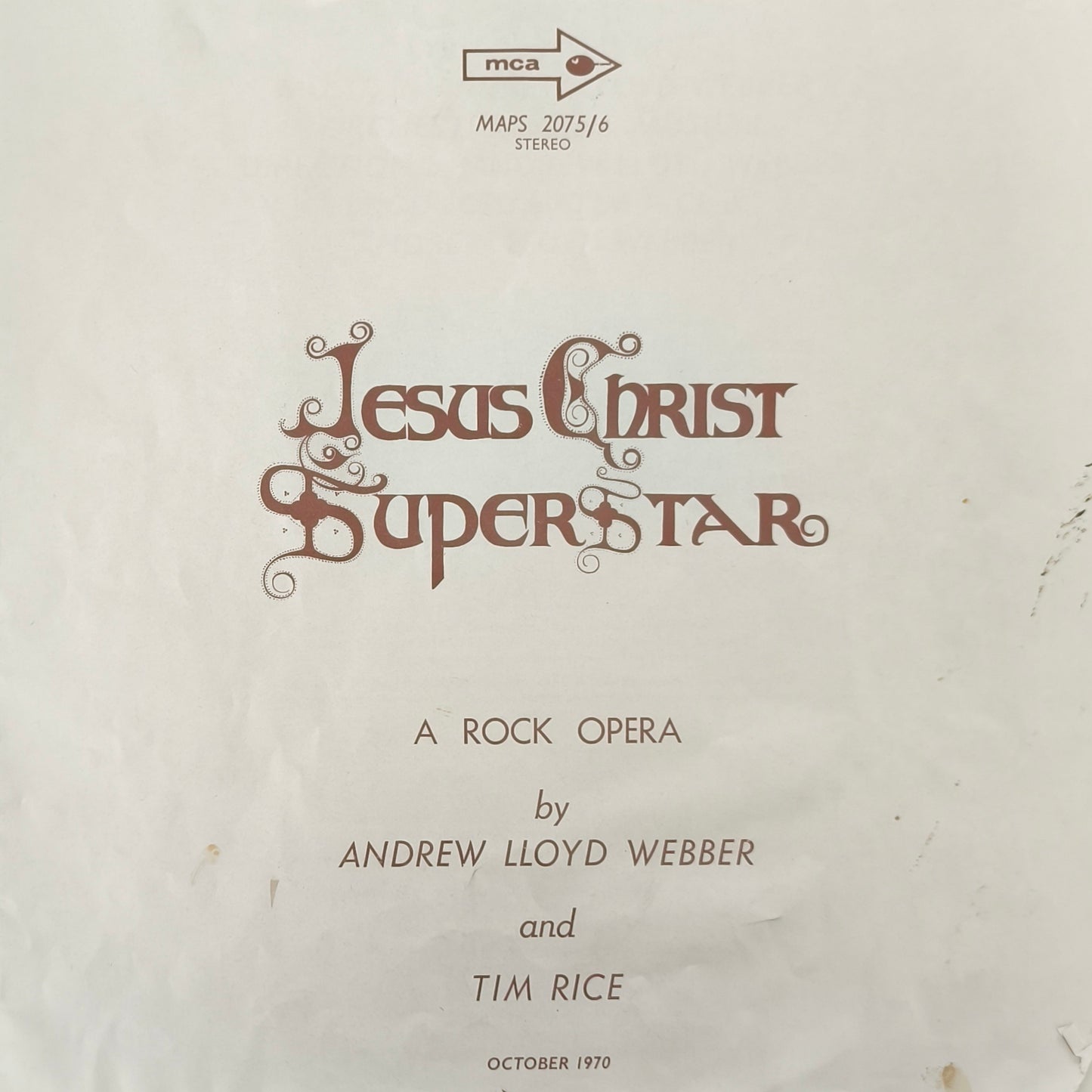 JESUS CHRIST SUPERSTAR