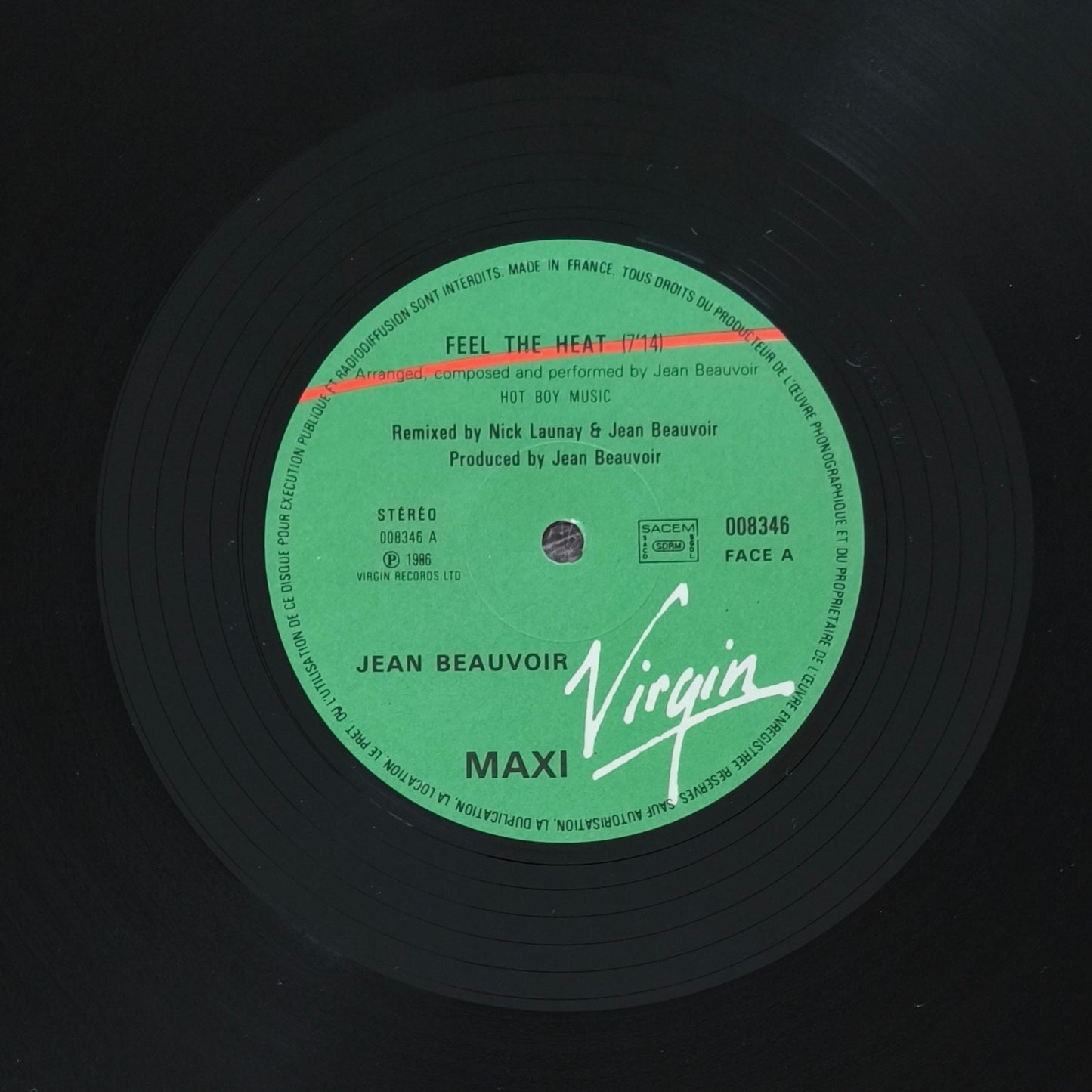 JEAN BEAUVOIR - Feel The Heat (Extended Version)